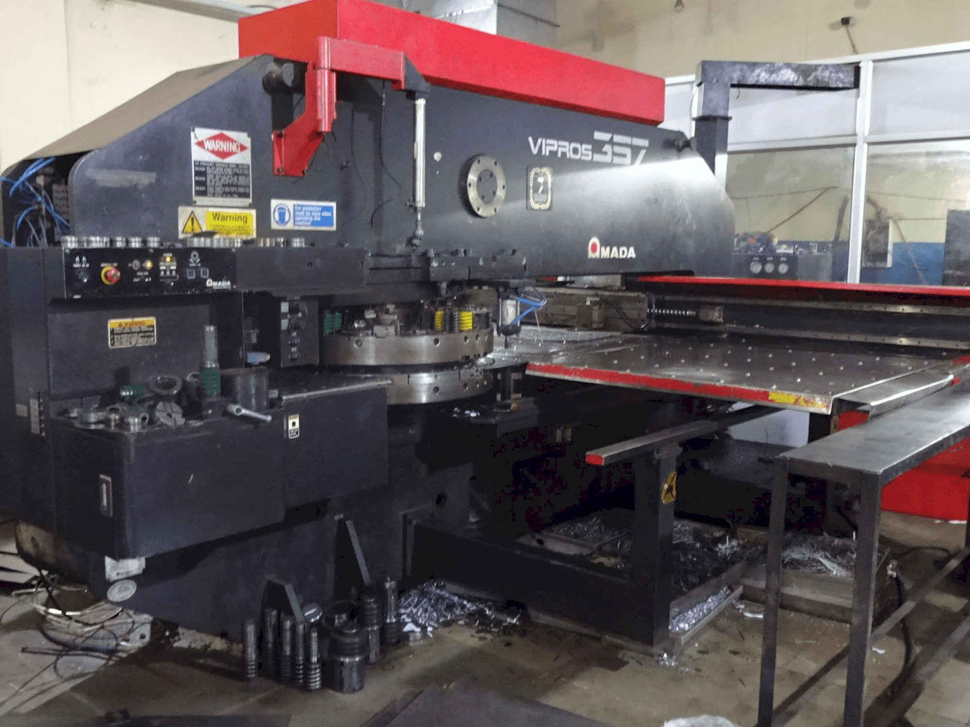 Left view of AMADA Vipros 357 Machine