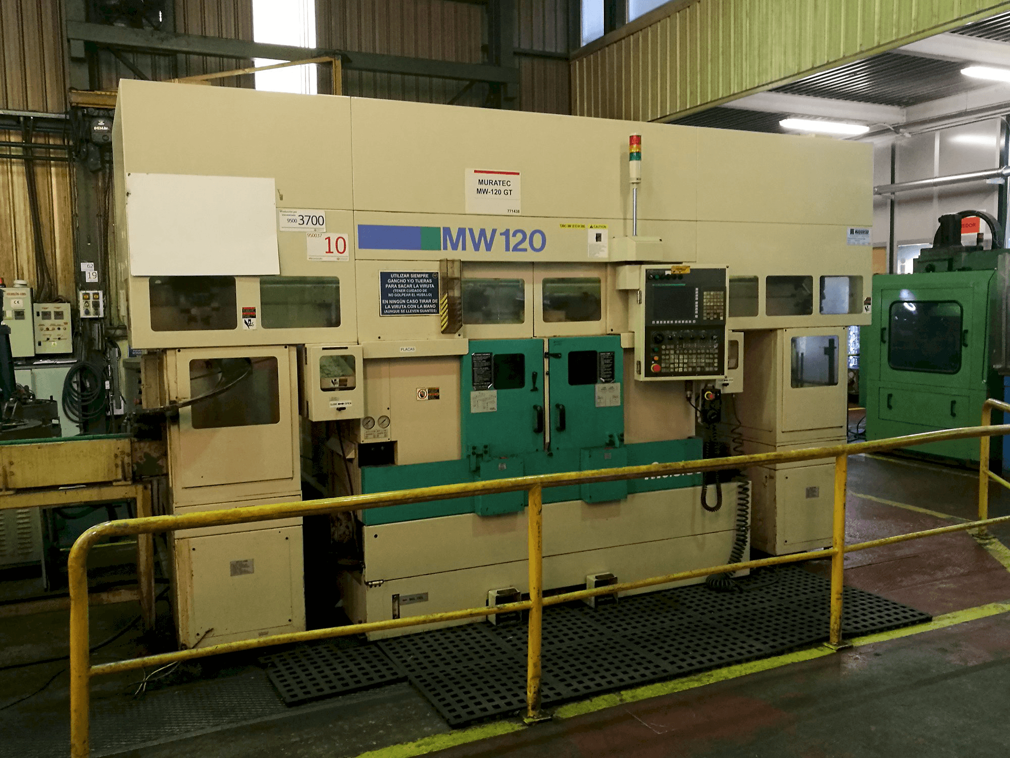 Left view of MURATA Muratec MW 120 Machine