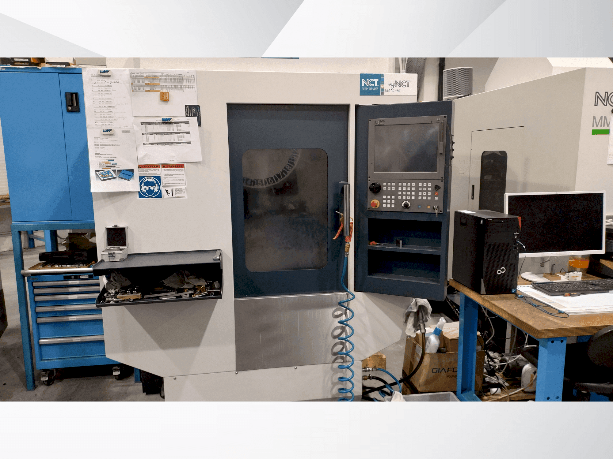 Front view of NCT VD-510S machine