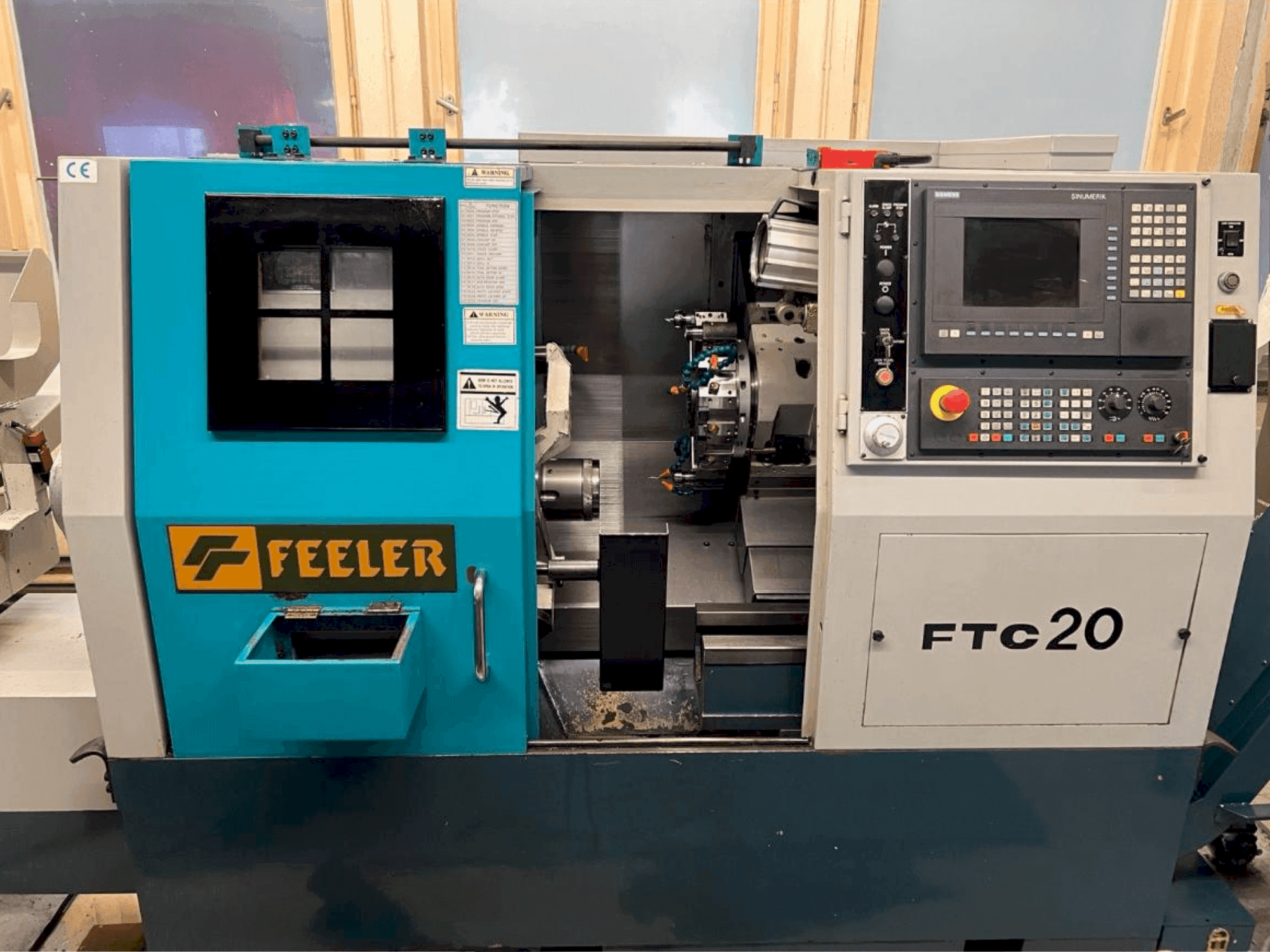 Front view of Feeler FTC 20 machine