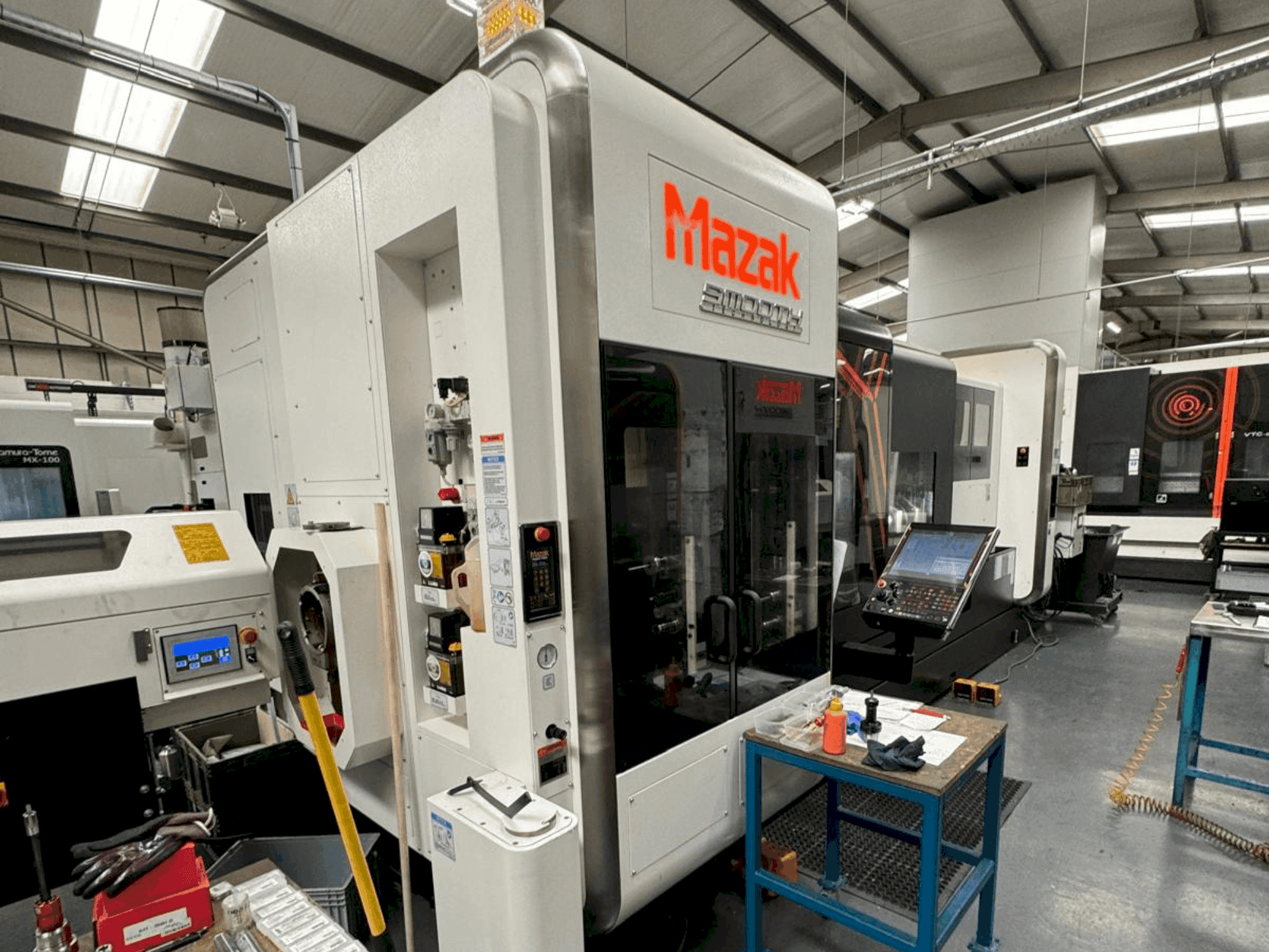 Front view of Mazak Integrex i-400S- 2500U machine