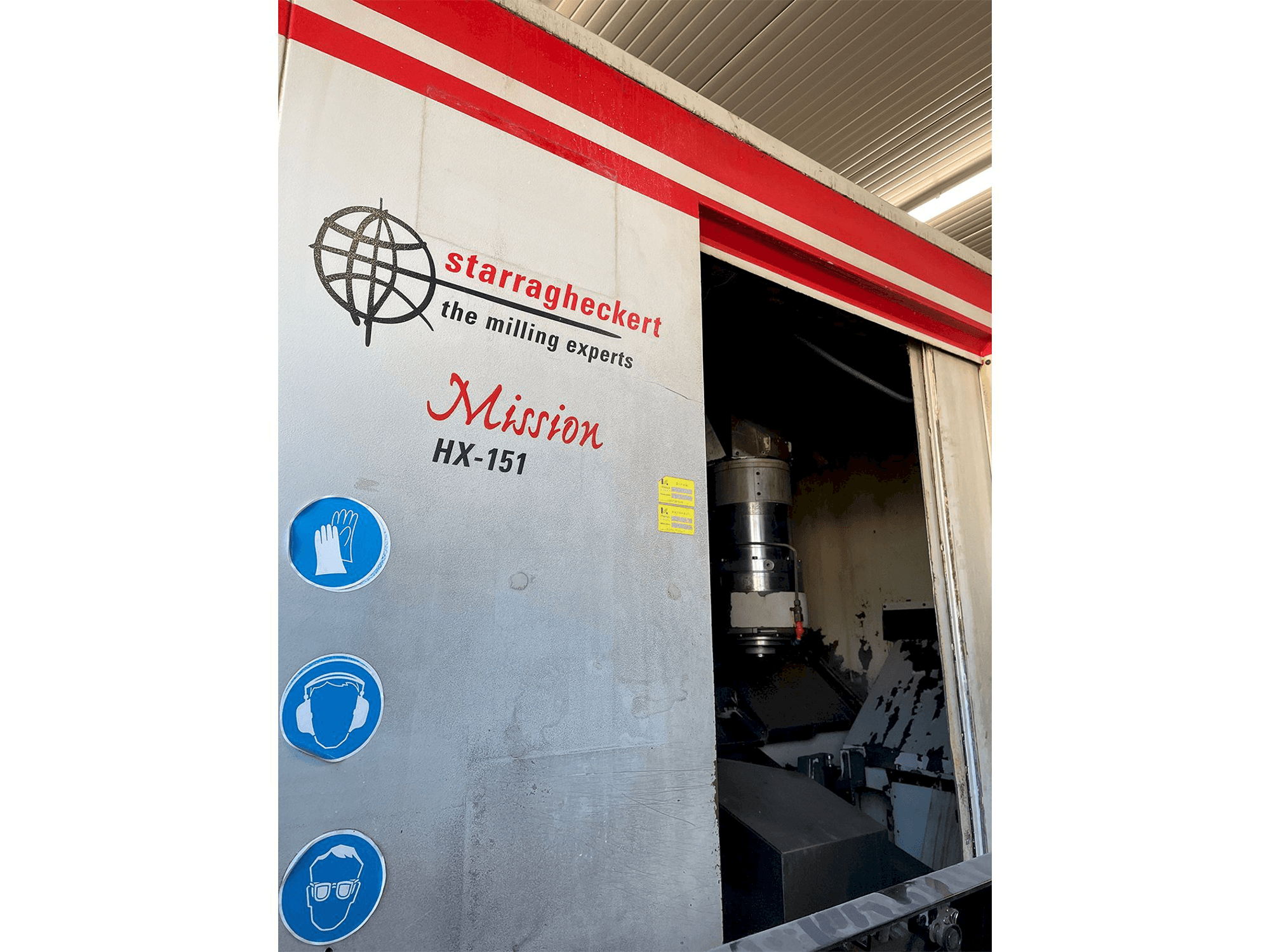 Front view of Starrag HX 151 (2004) machine