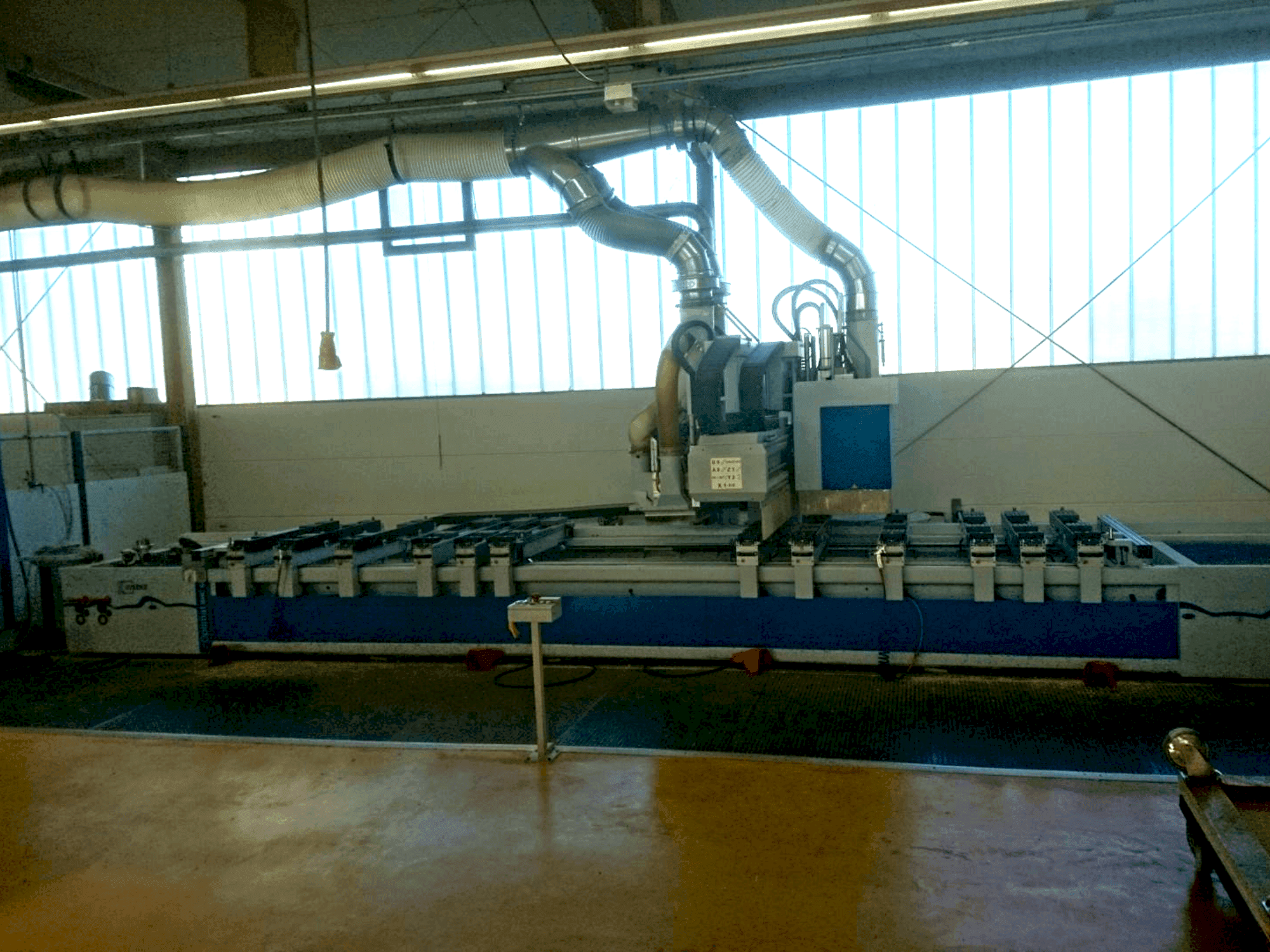 Front view of Weeke Optimat BHC 655 machine