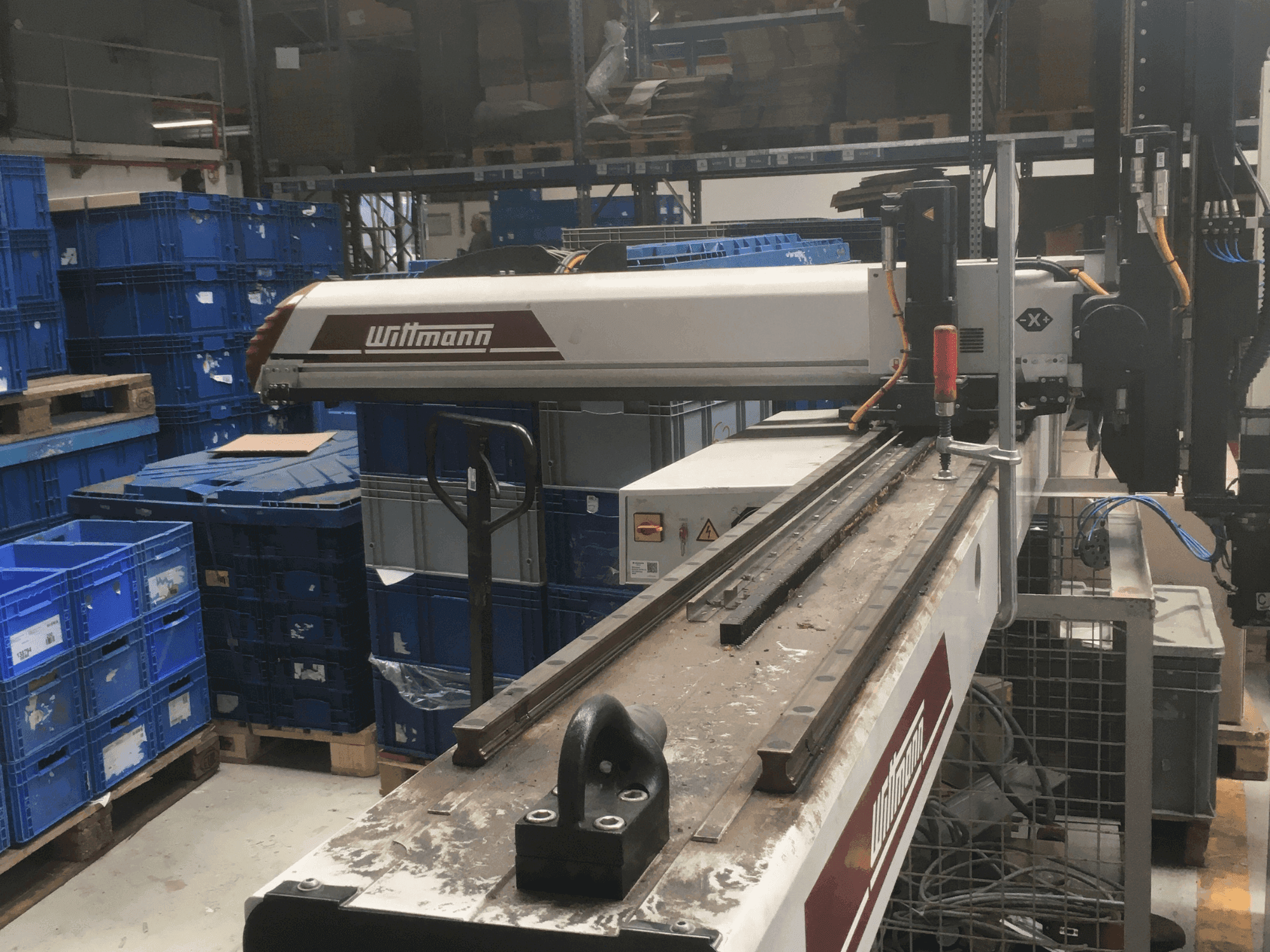 Front view of WITTMANN W743 machine