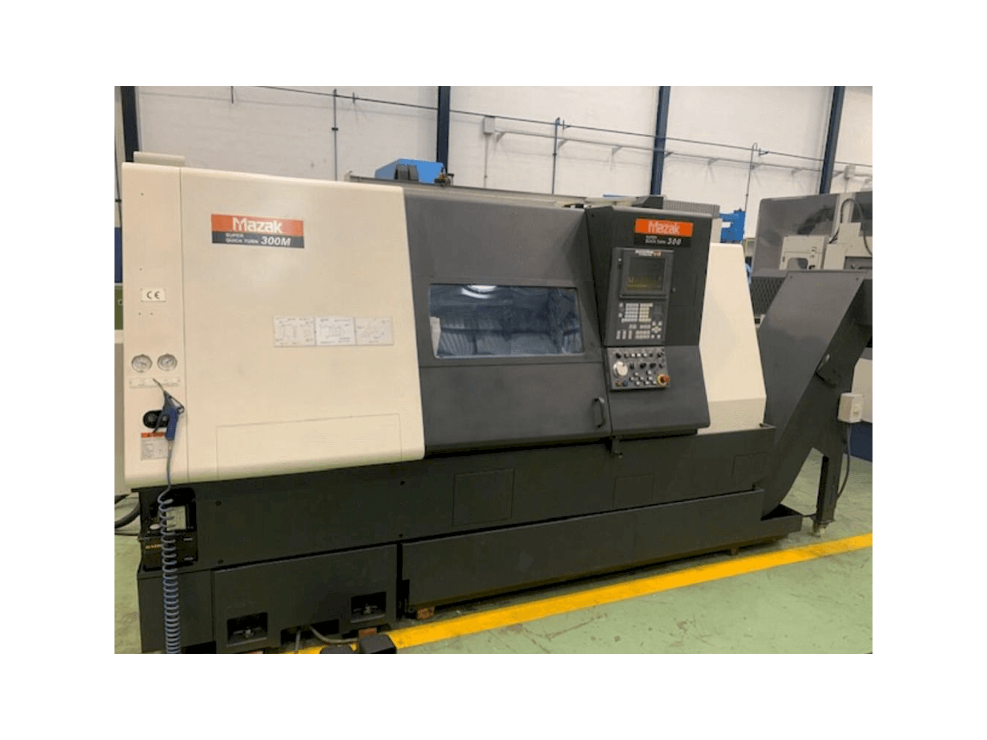Front view of Mazak SQT 300 M machine