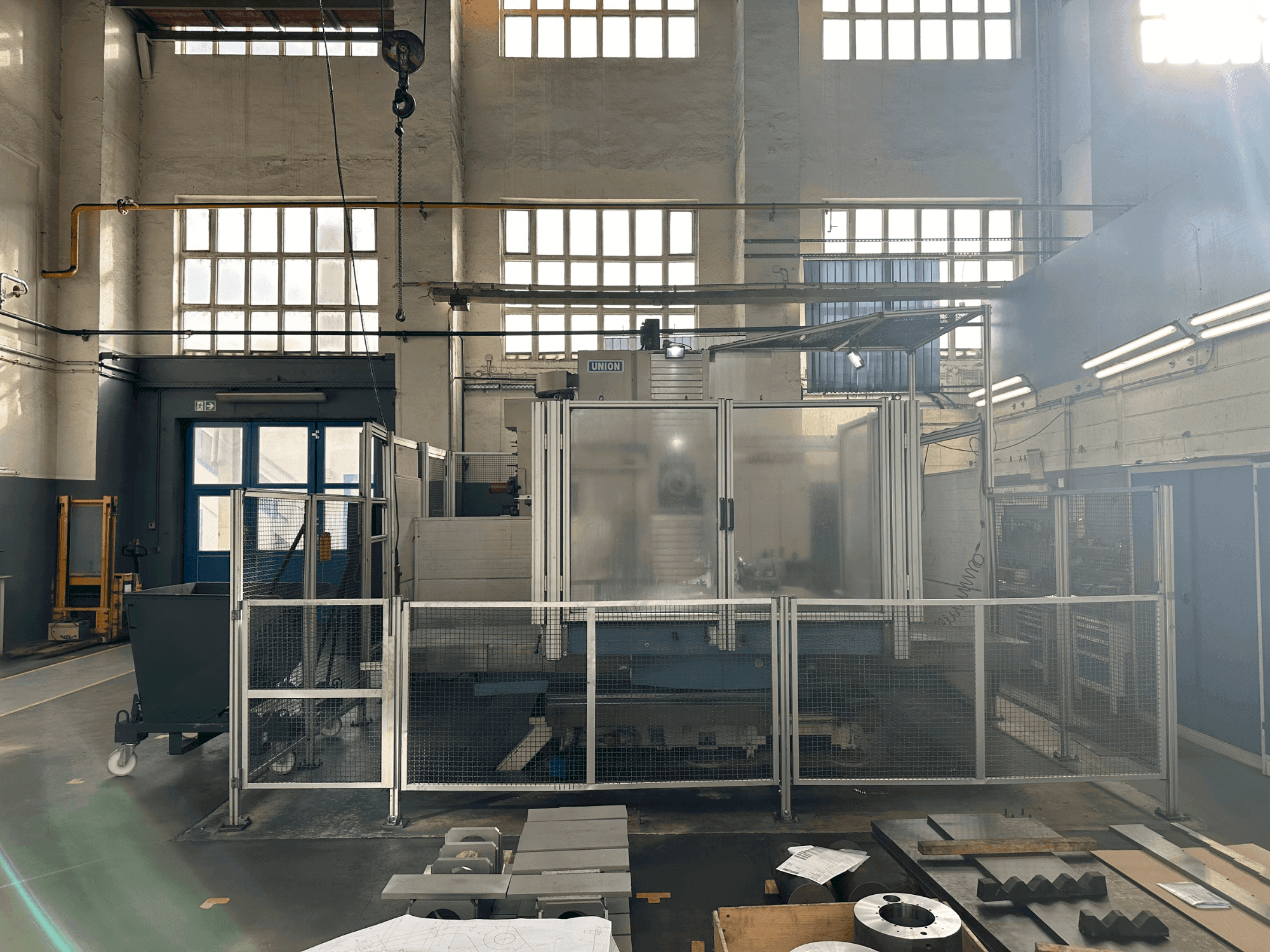 Front view of Union TC 110 machine