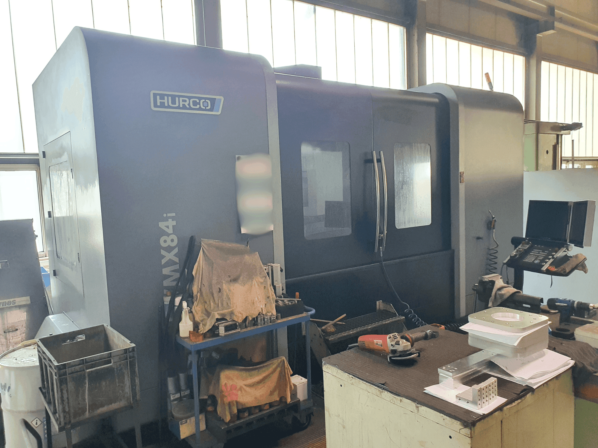 Front view of Hurco VMX 84i machine