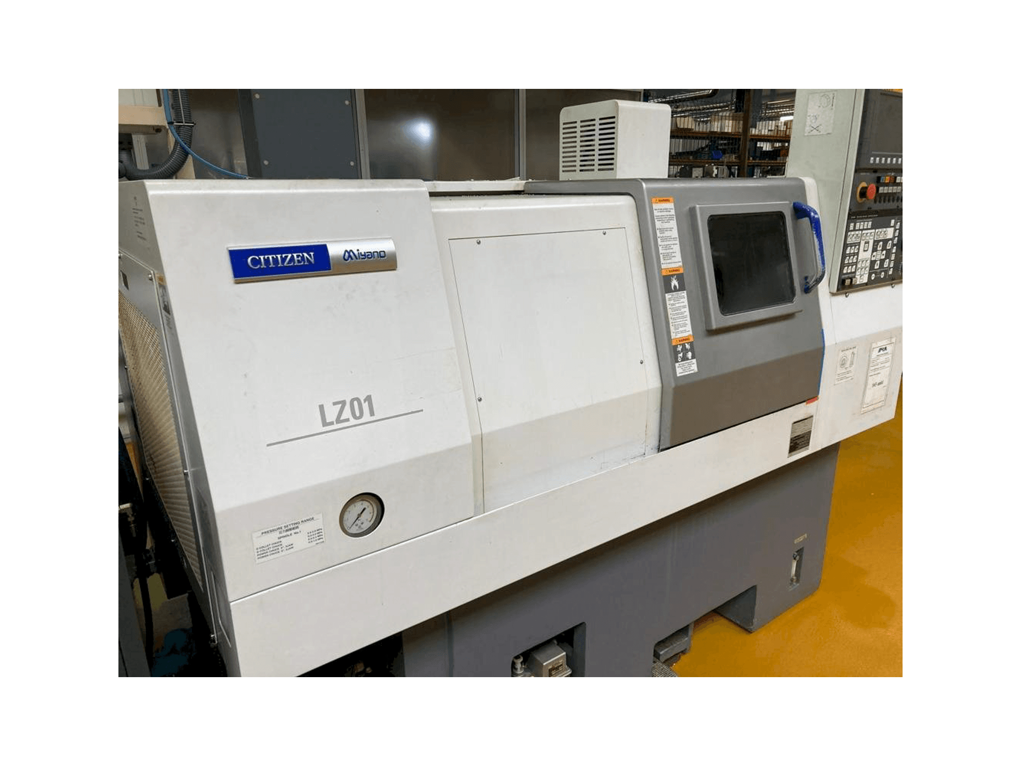 Front view of Miyano LZ-01RY2 machine