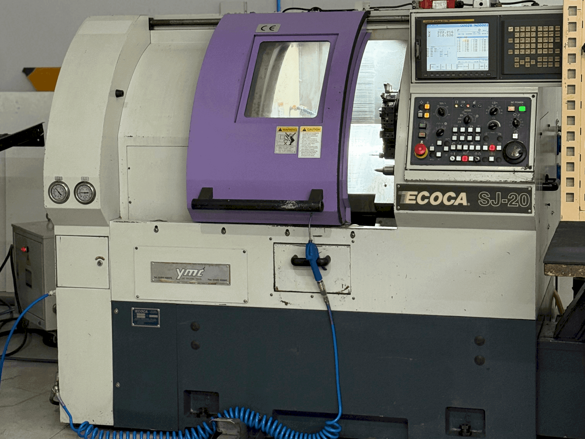 Front view of ECOCA SJ-20 machine