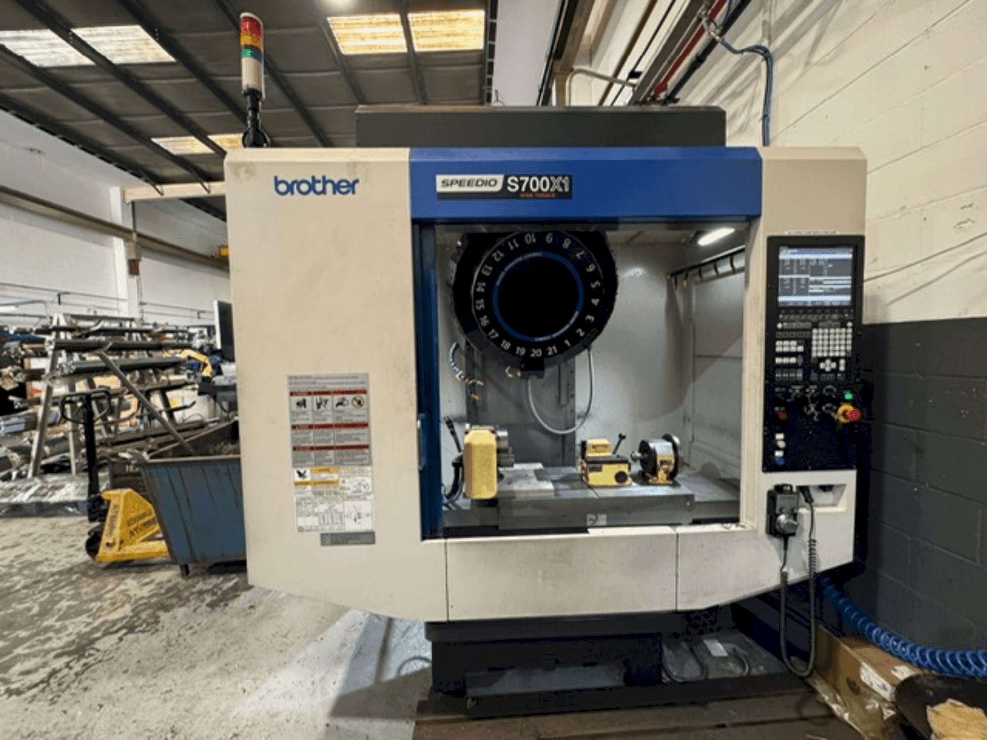 Front view of Brother Speedio S700X1 machine