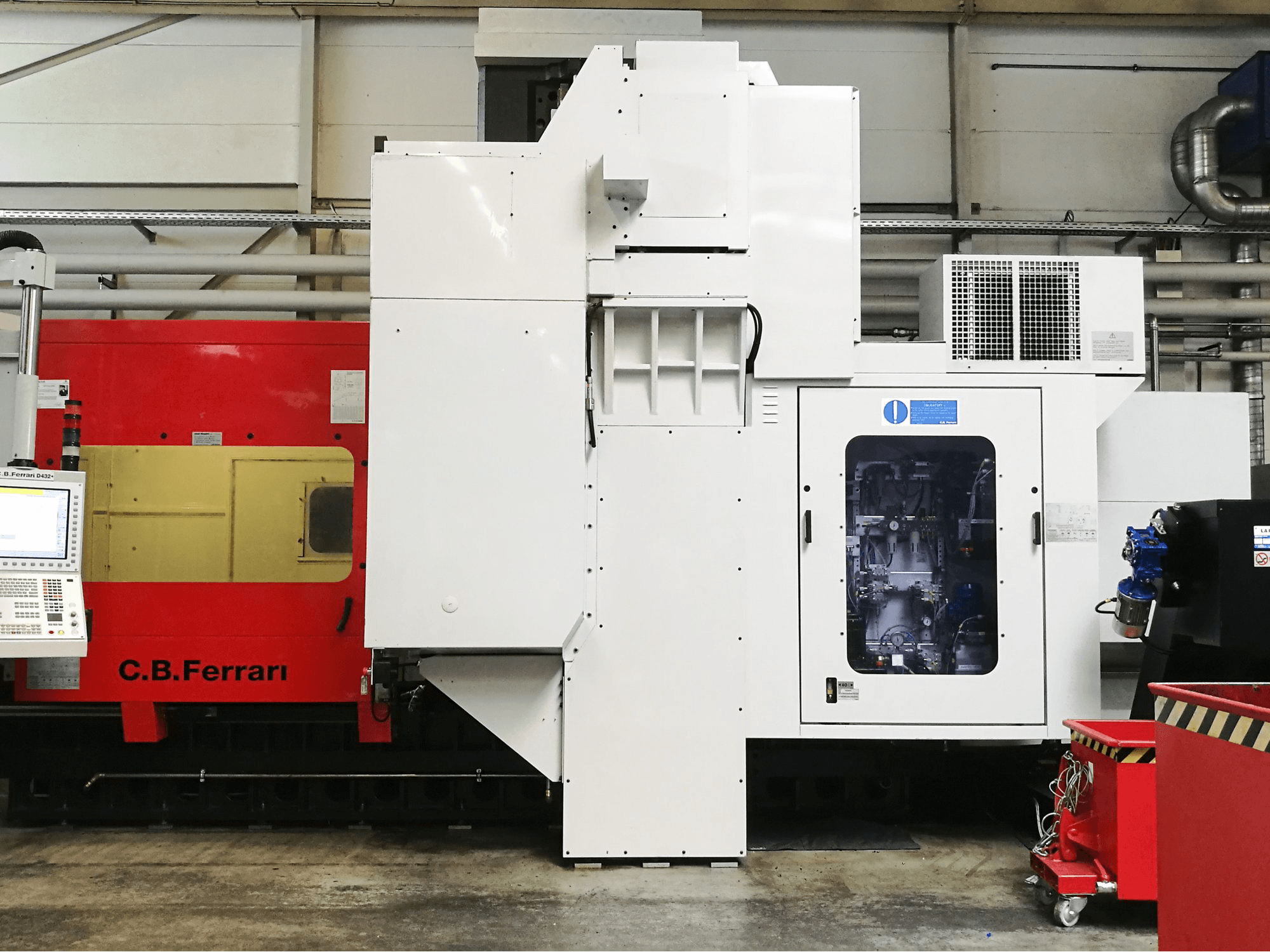 Front view of C.B. Ferrari D432 Machine