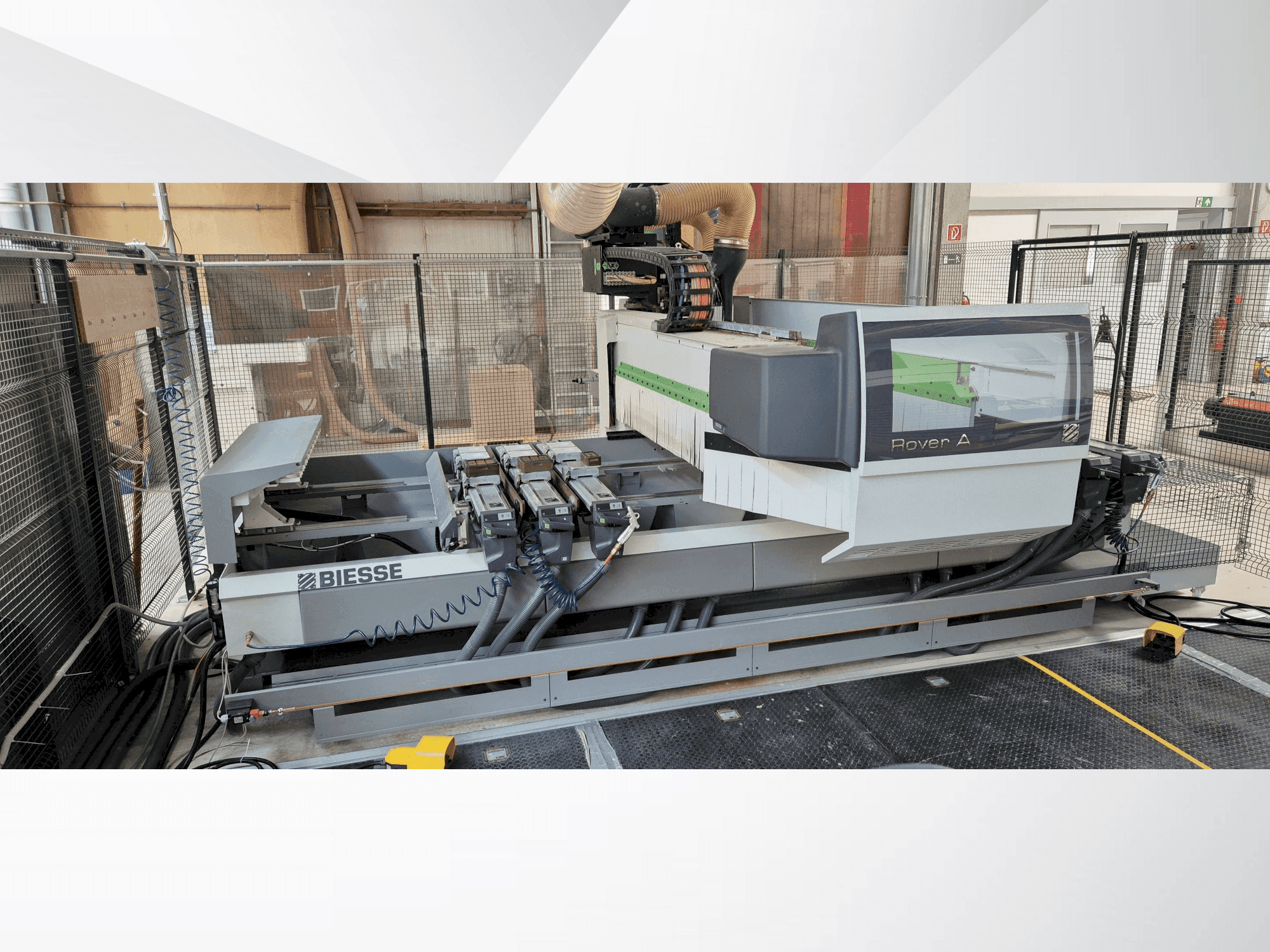 Front view of BIESSE Rover A ATS machine