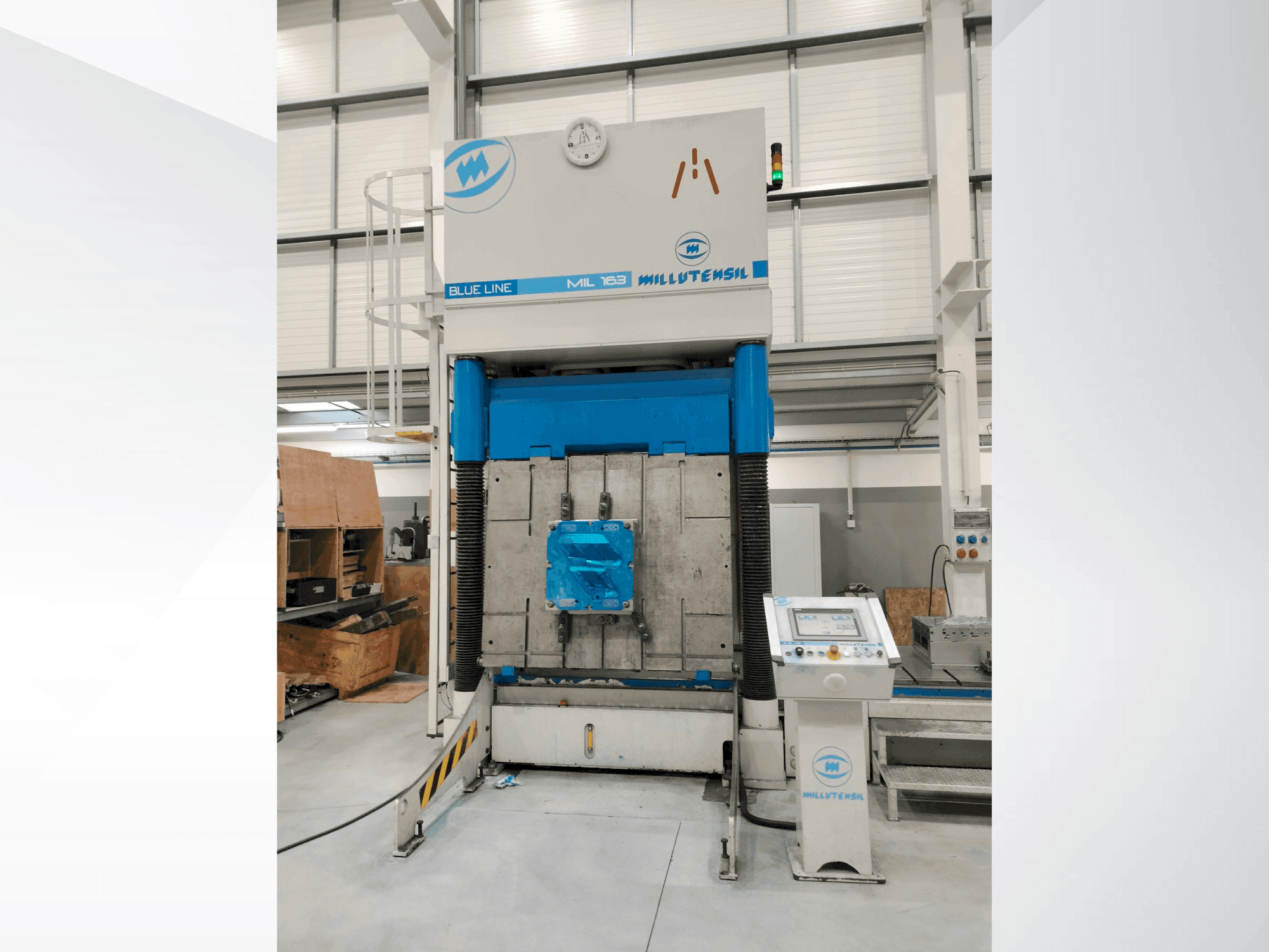 Front view of MILLUTENSIL MIL 163 machine