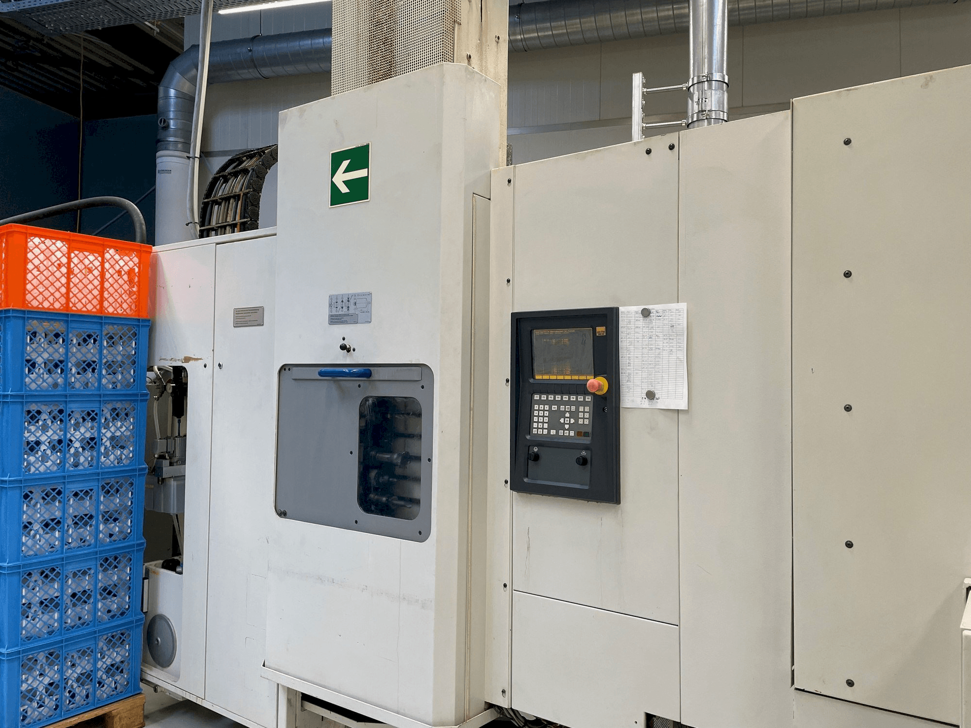 Front view of HELLER MC 16 machine