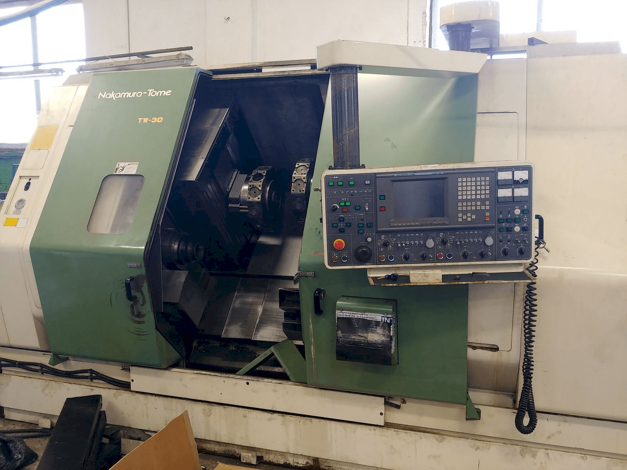 Front view of NAKAMURA-TOME TW-30 machine