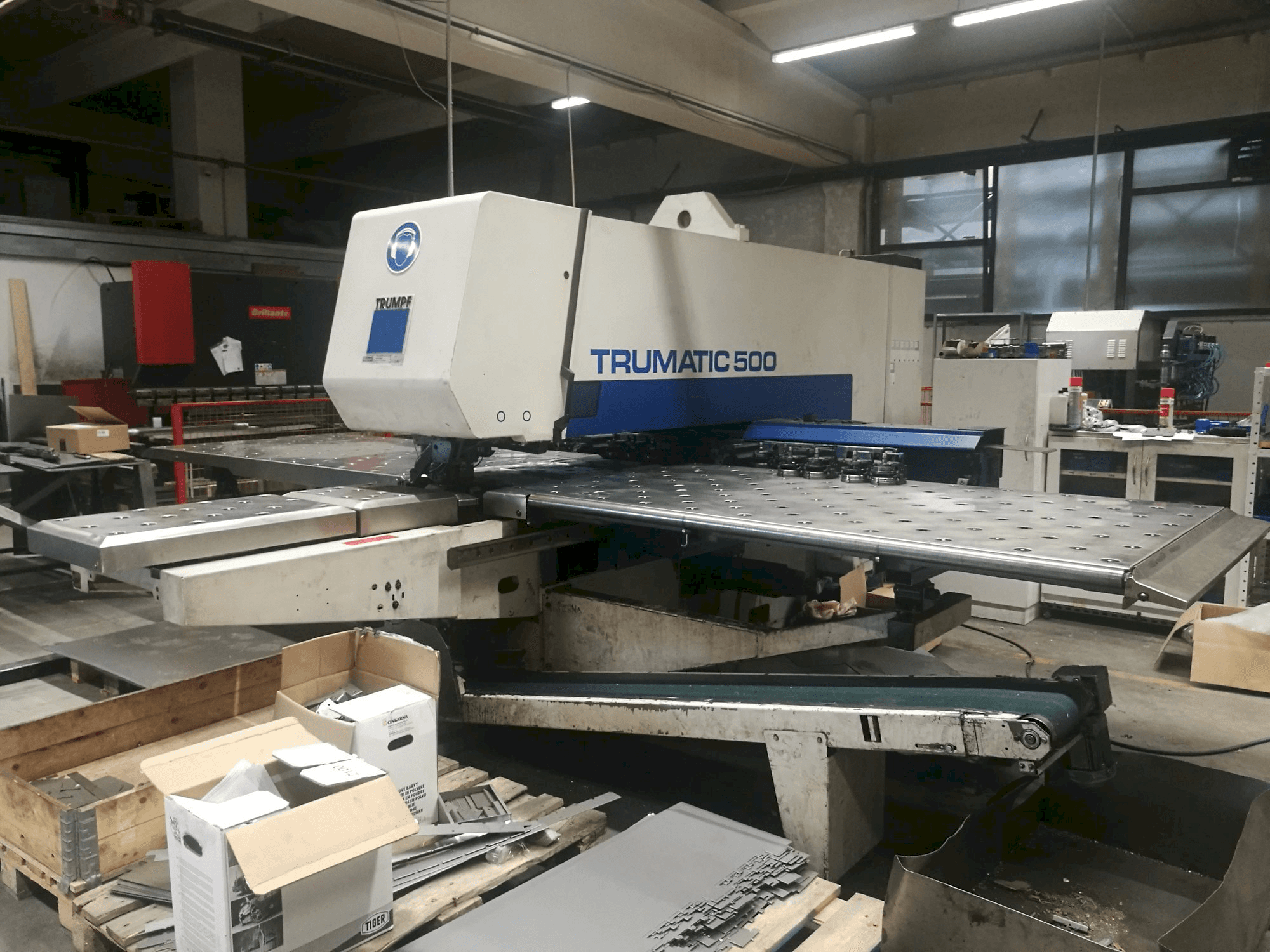 Front view of Trumpf Trumatic 500 machine