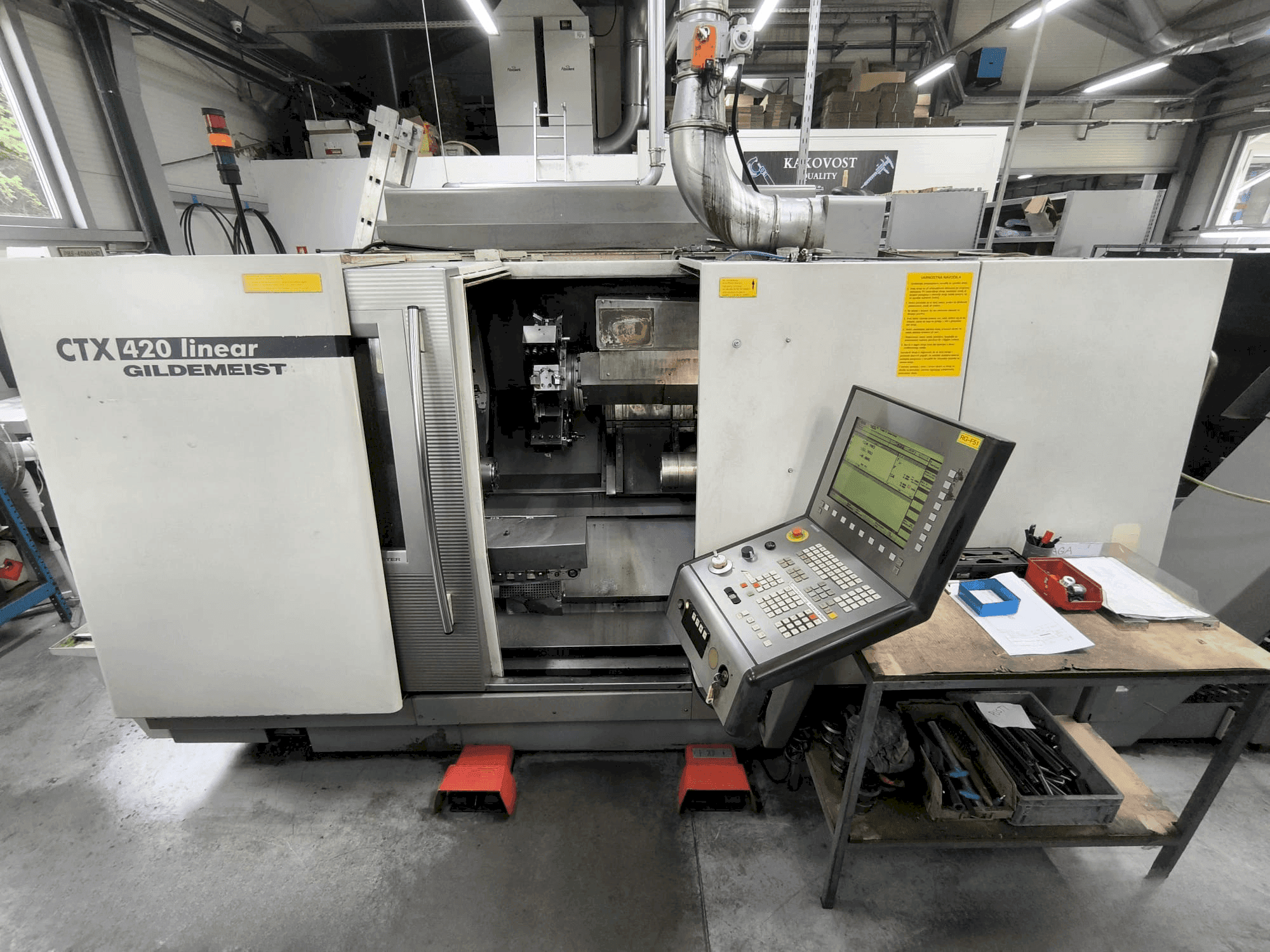 Front view of Gildemeister GILDEMEISTER CTX 420 linear machine