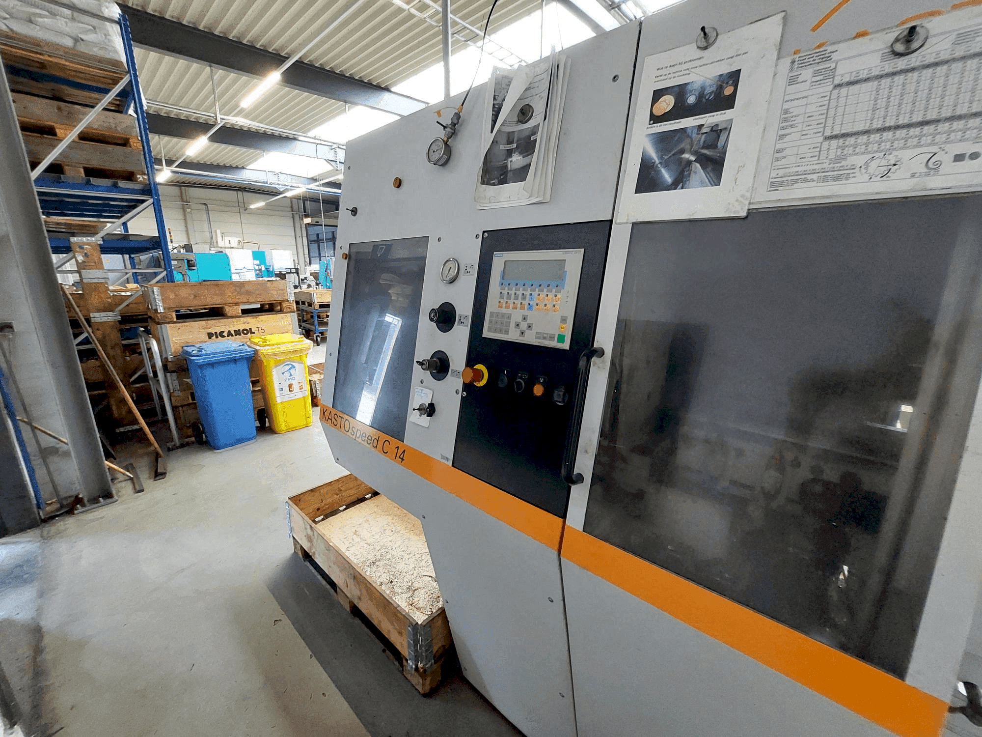 Front view of KASTO speed C 14 machine