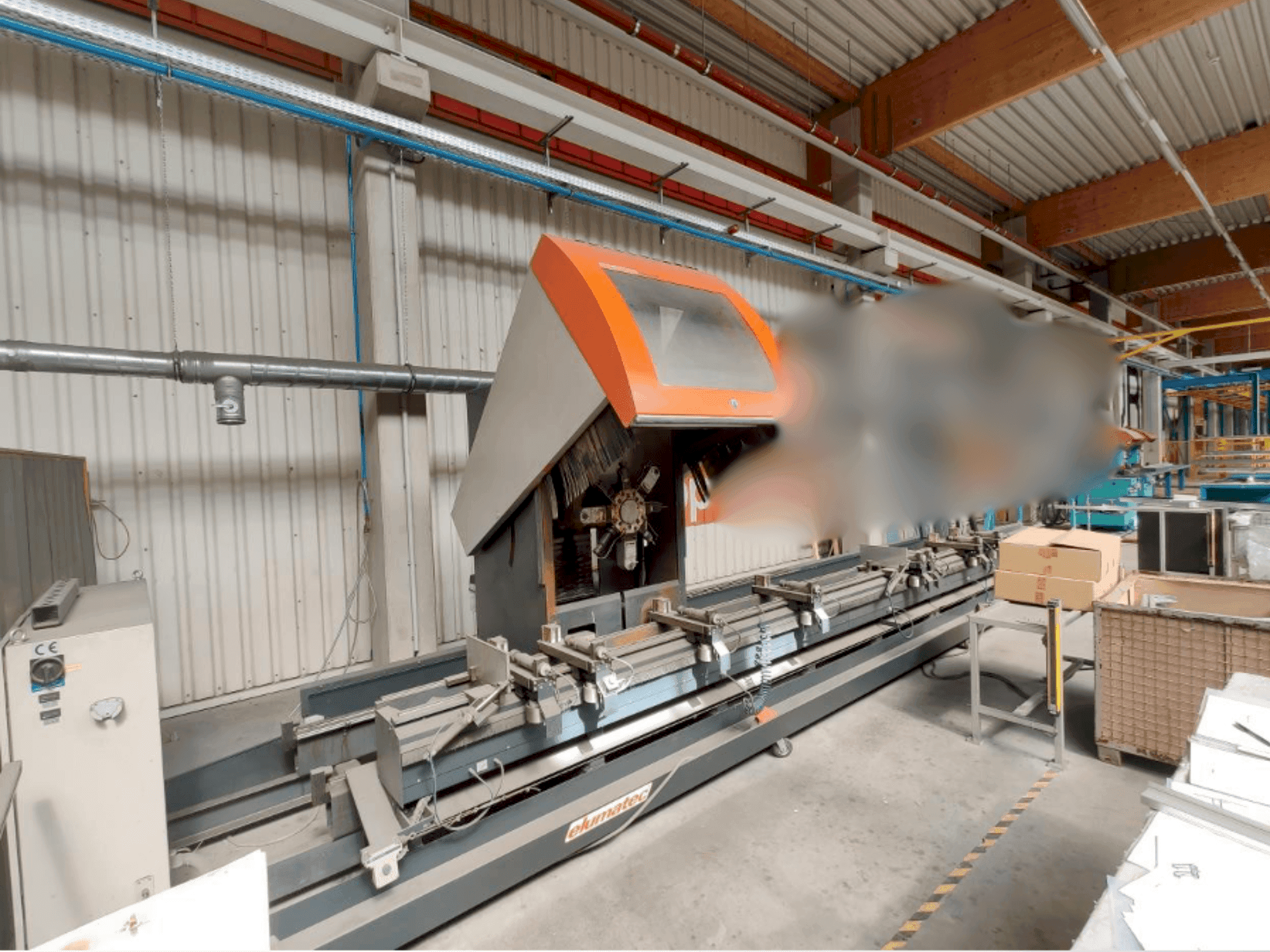 Front view of Elumatec SBZ 130 machine