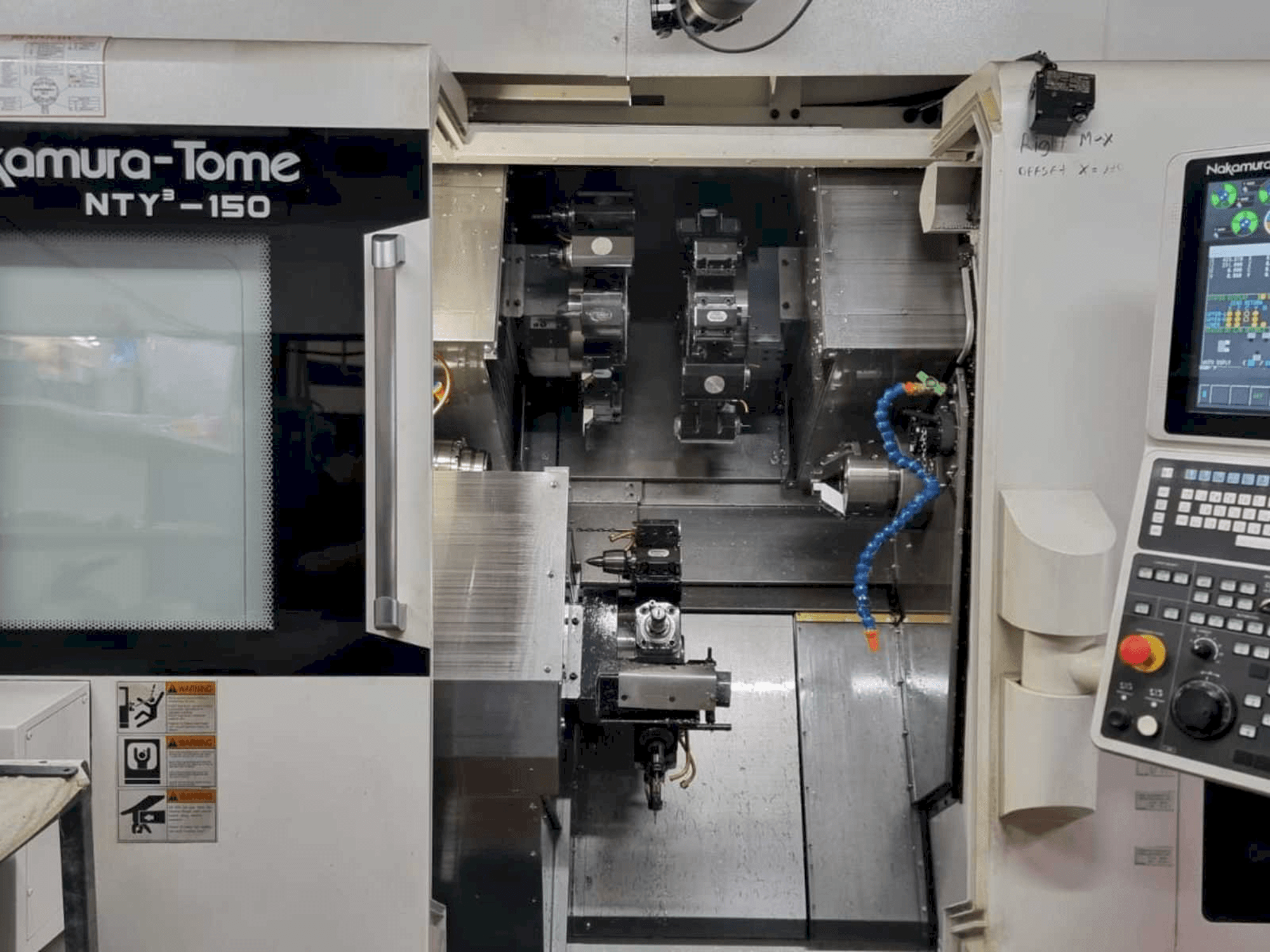 Front view of NAKAMURA-TOME NTY3-150 machine