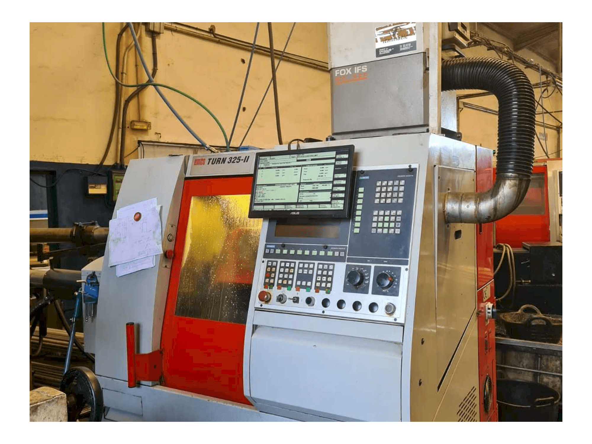 Front view of EMCO Turn 325-II machine