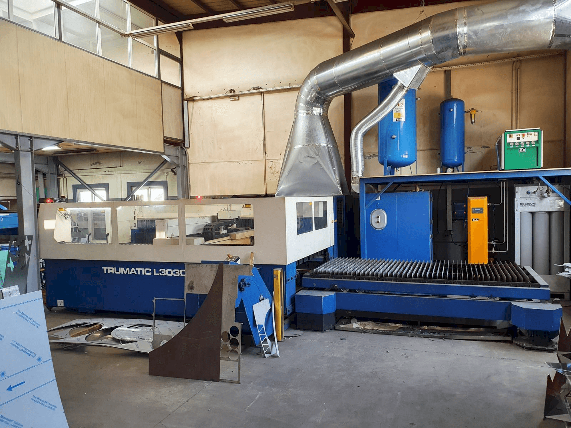 Front view of Trumpf Trumatic L3030 machine