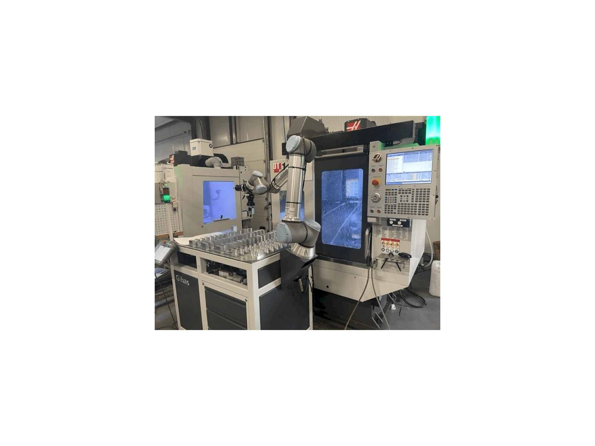 Front view of HAAS DT-1 machine