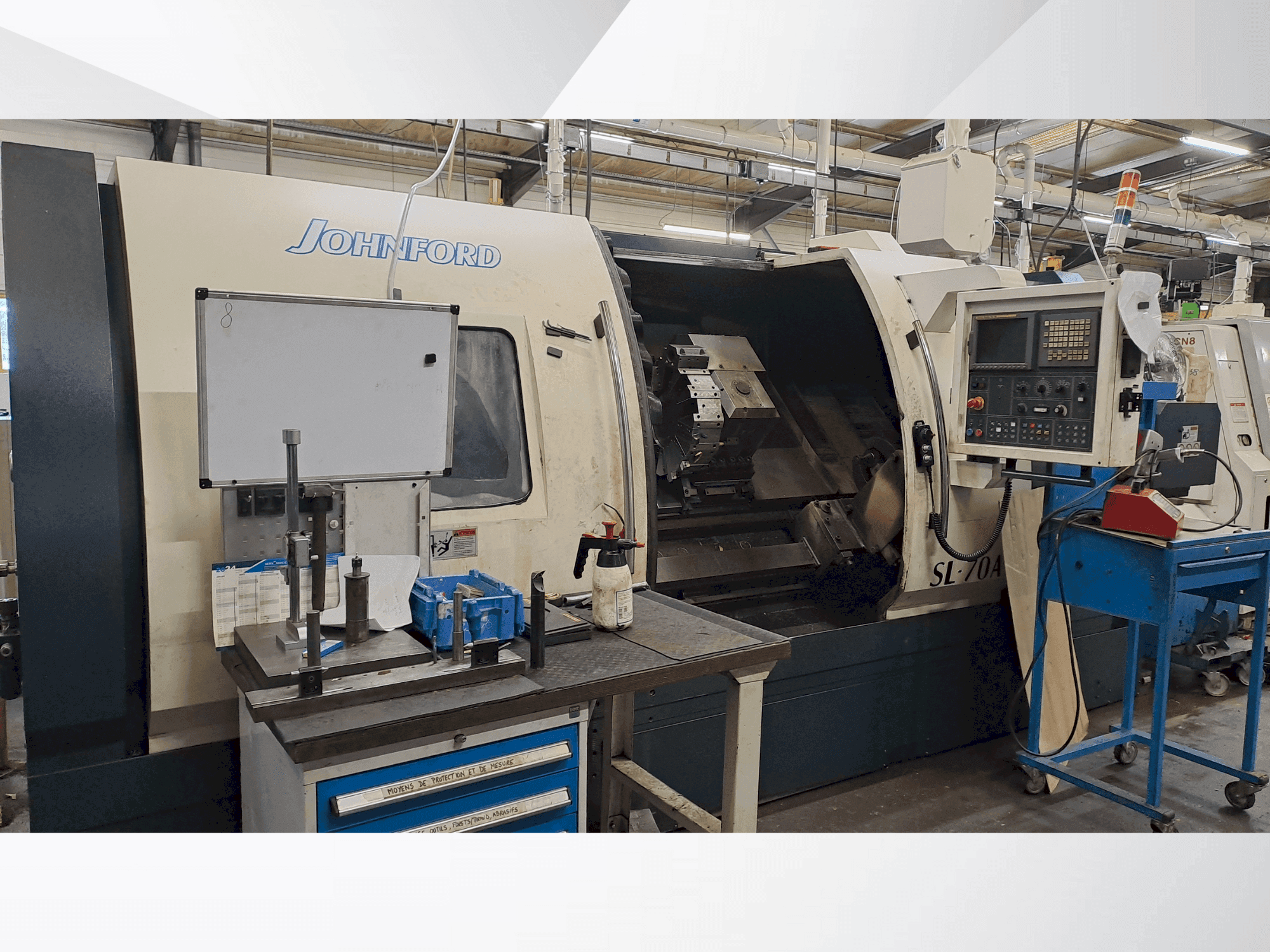 Front view of Johnford SL-70A machine