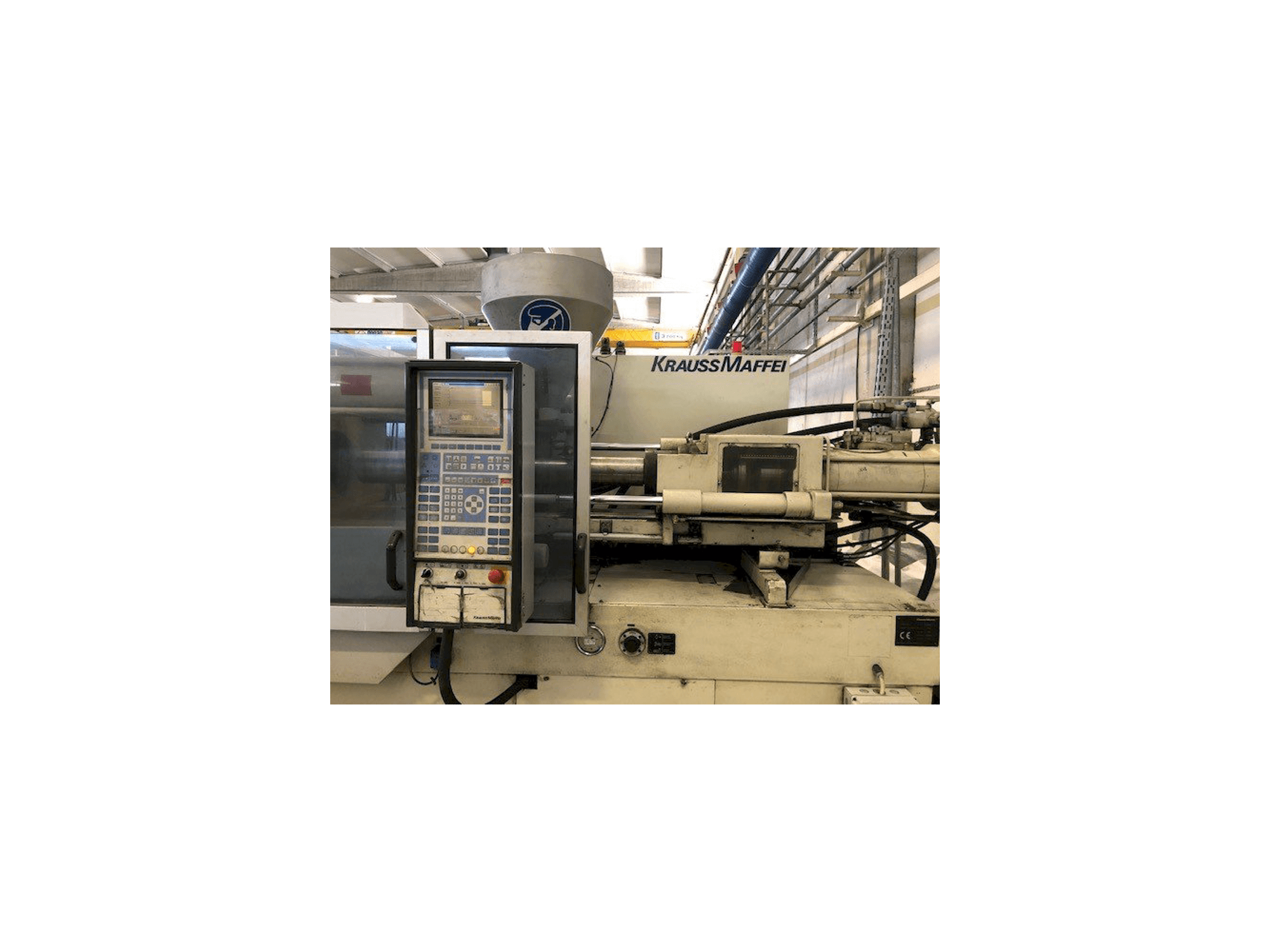 Front view of Krauss Maffei 150-700 C2 machine