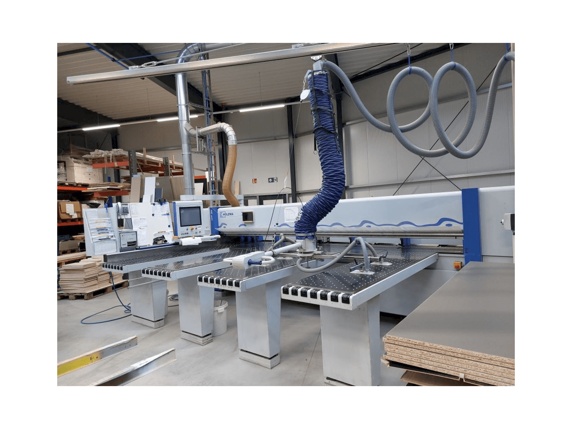 Front view of HOLZMA HPP 380 machine