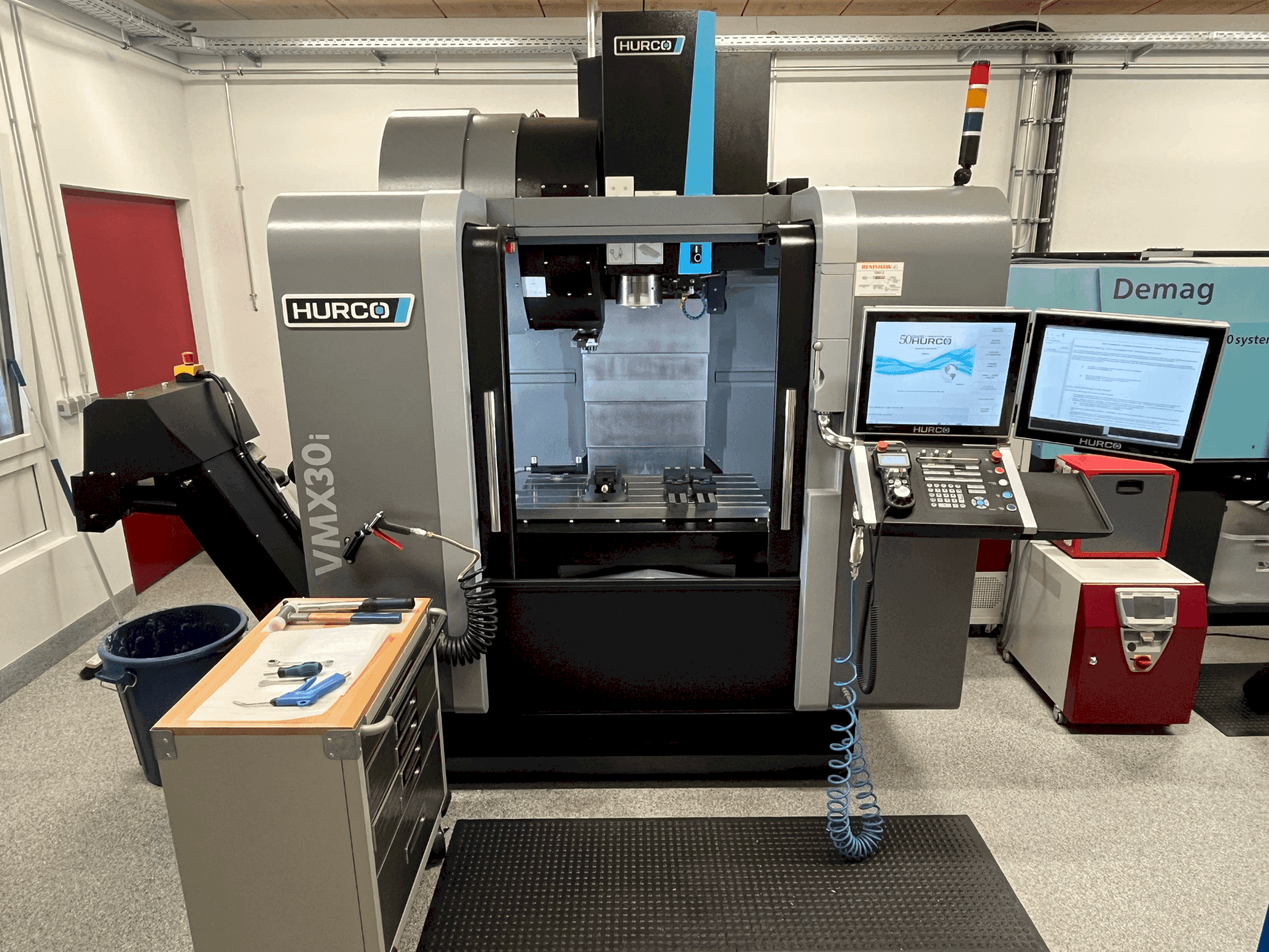 Front view of Hurco VMX30i machine