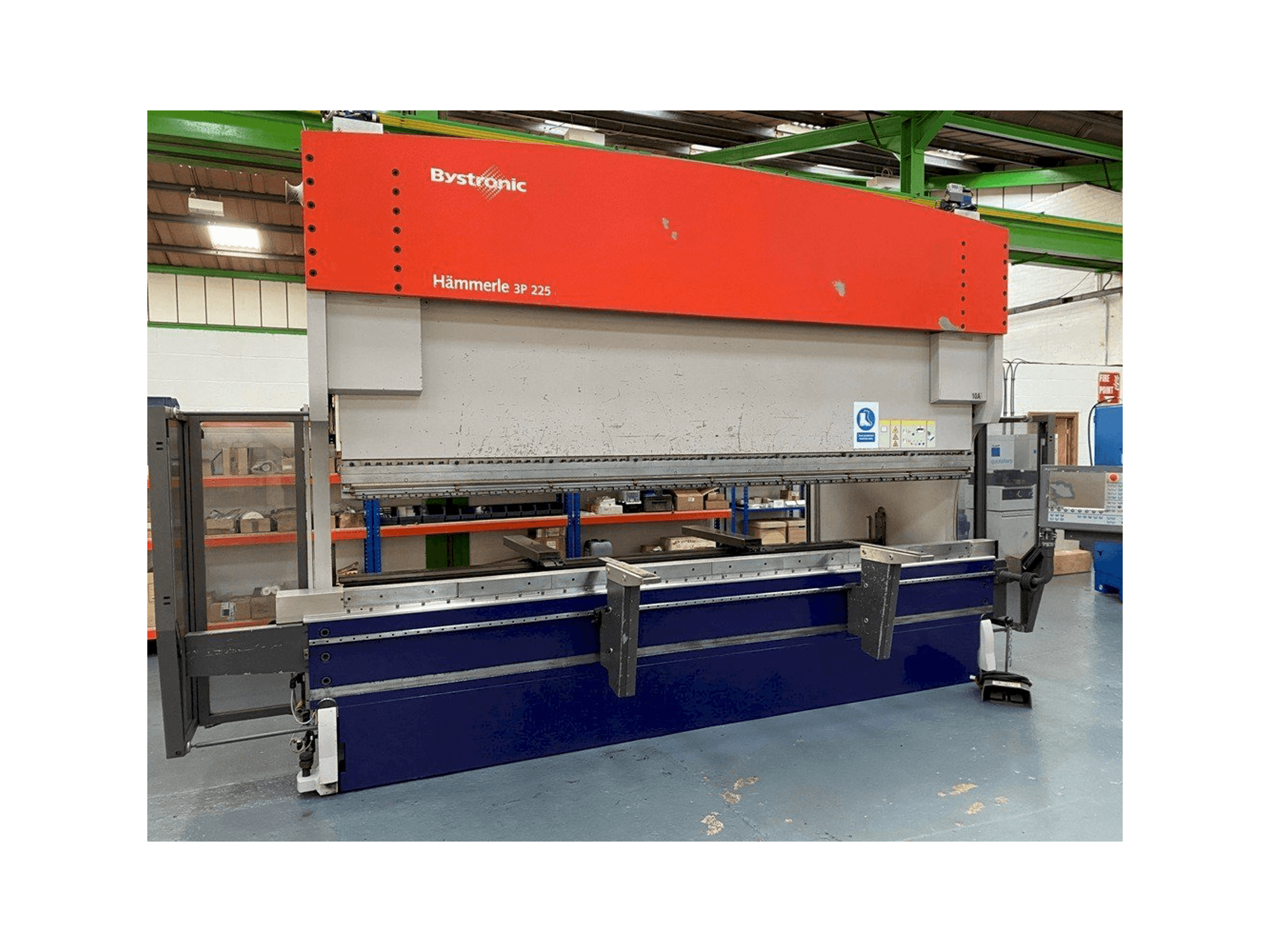 Front view of Bystronic Hammerle 225/4100 3P machine