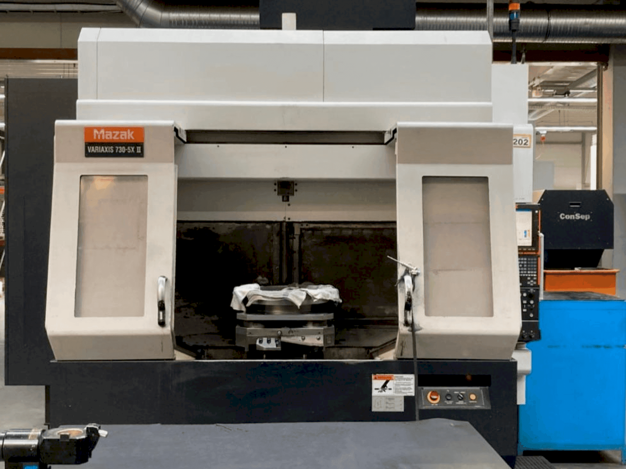 Front view of Mazak VARIAXIS 730/5X II machine