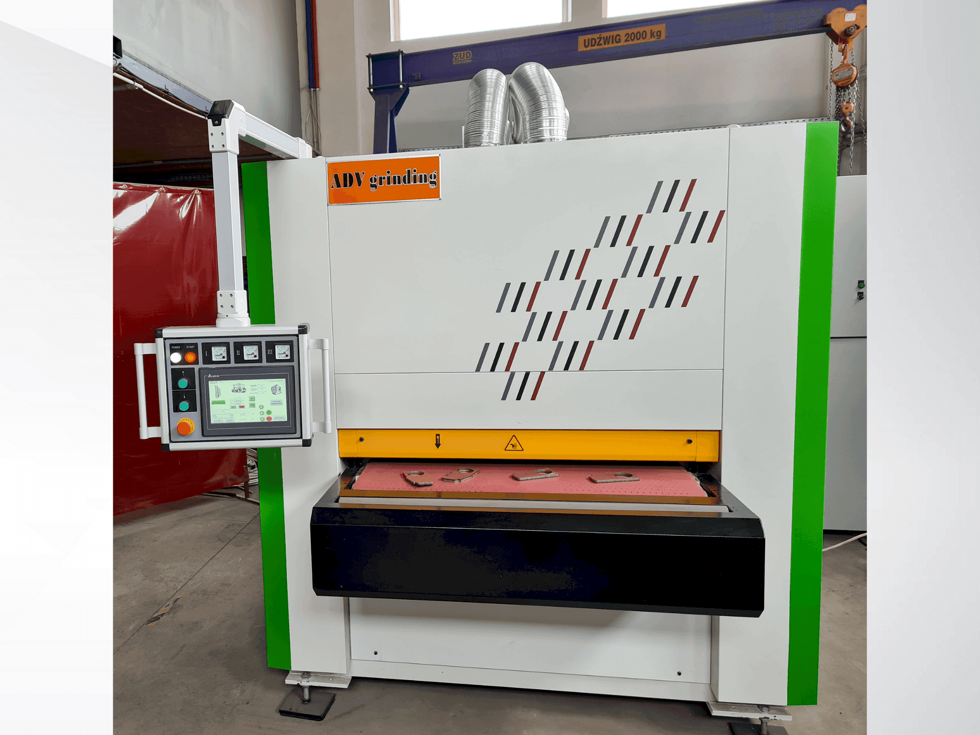 Front view of ADV 508-RW-1100 machine