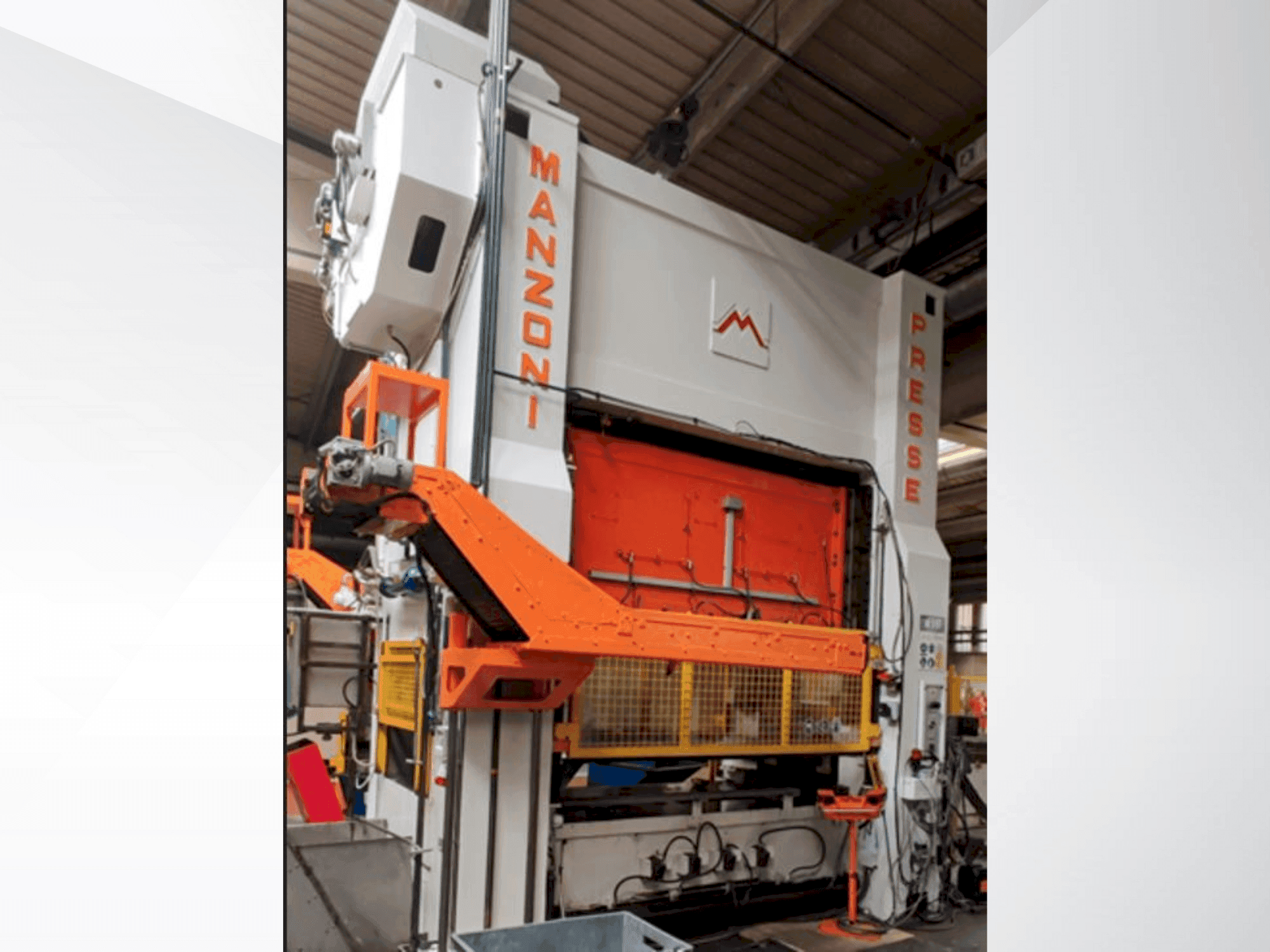 Front view of RAVNE PRESSES Manzoni 315 machine