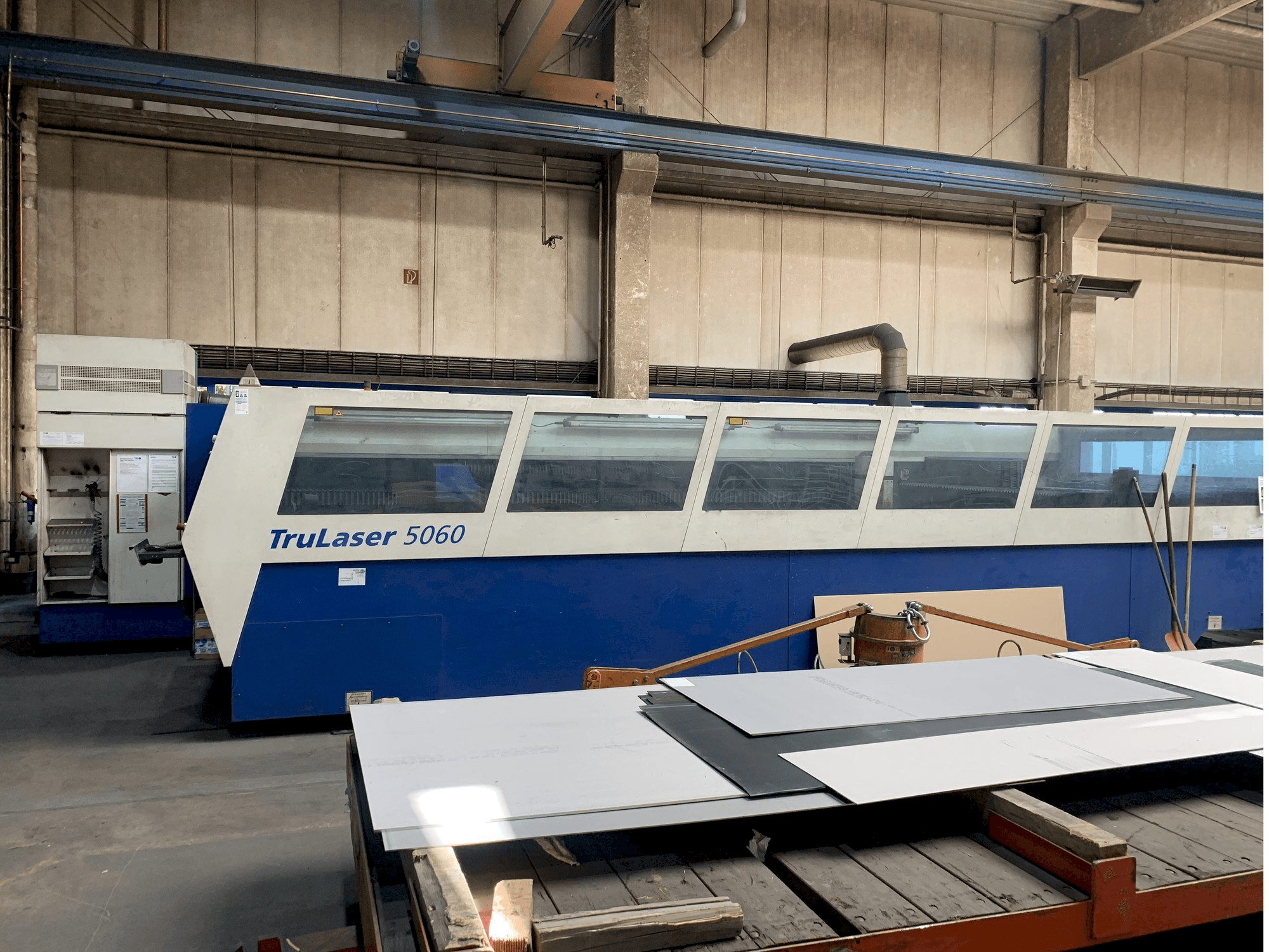 Front view of Trumpf Trulaser 5060 machine
