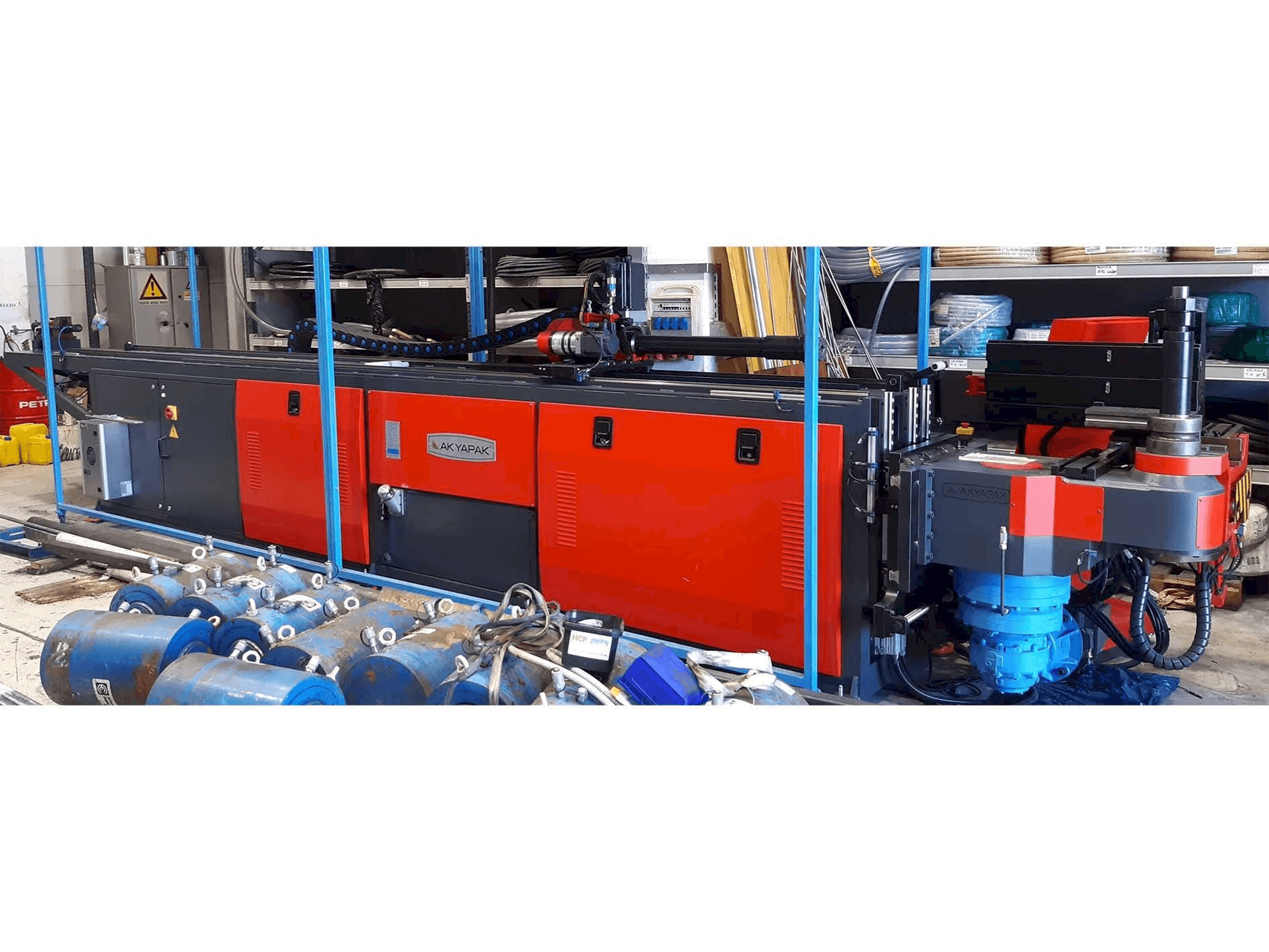 Front view of Akyapak ABM 76 CNC3 machine