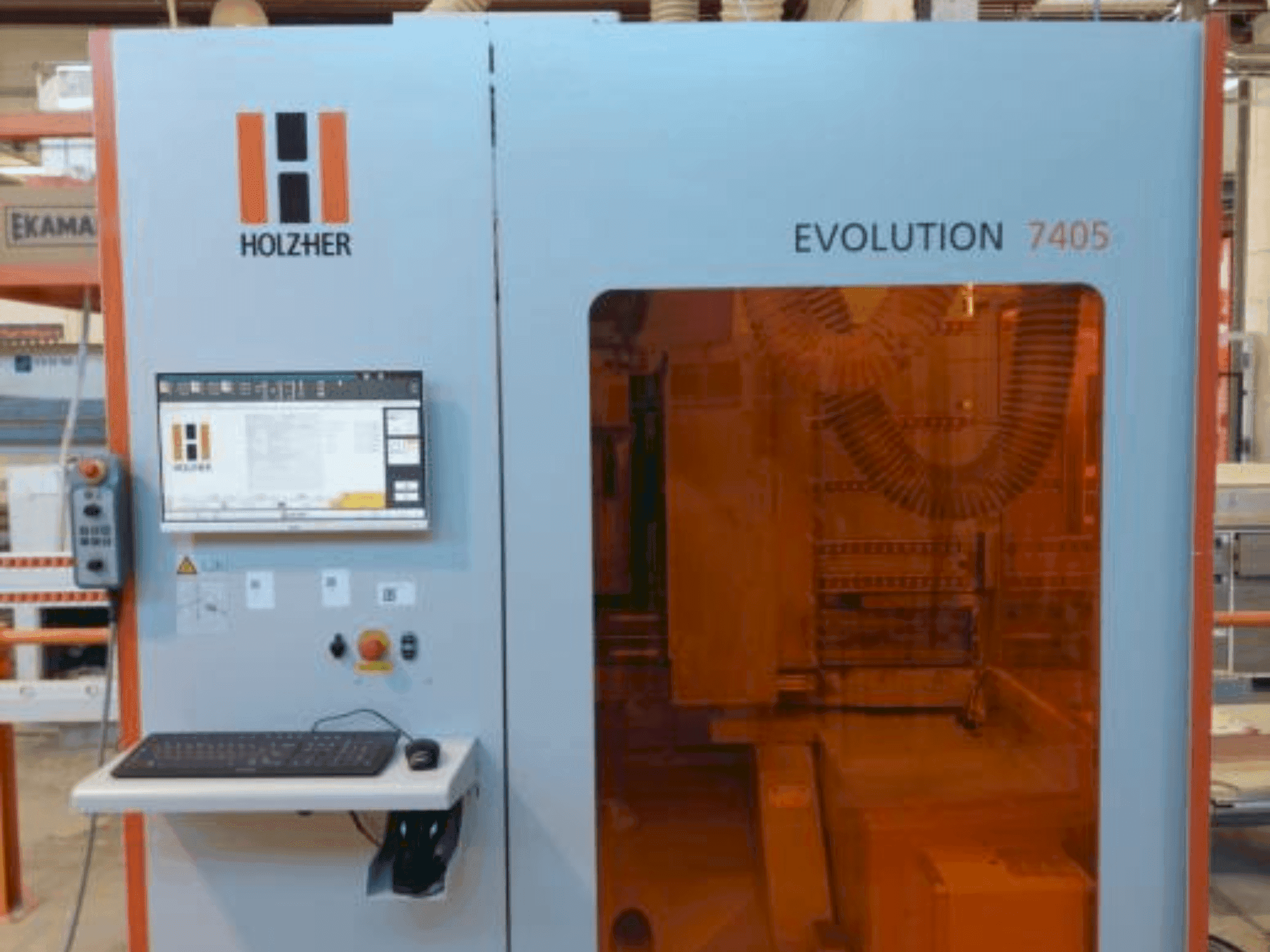 Front view of HOLZHER Evolution 7405 machine