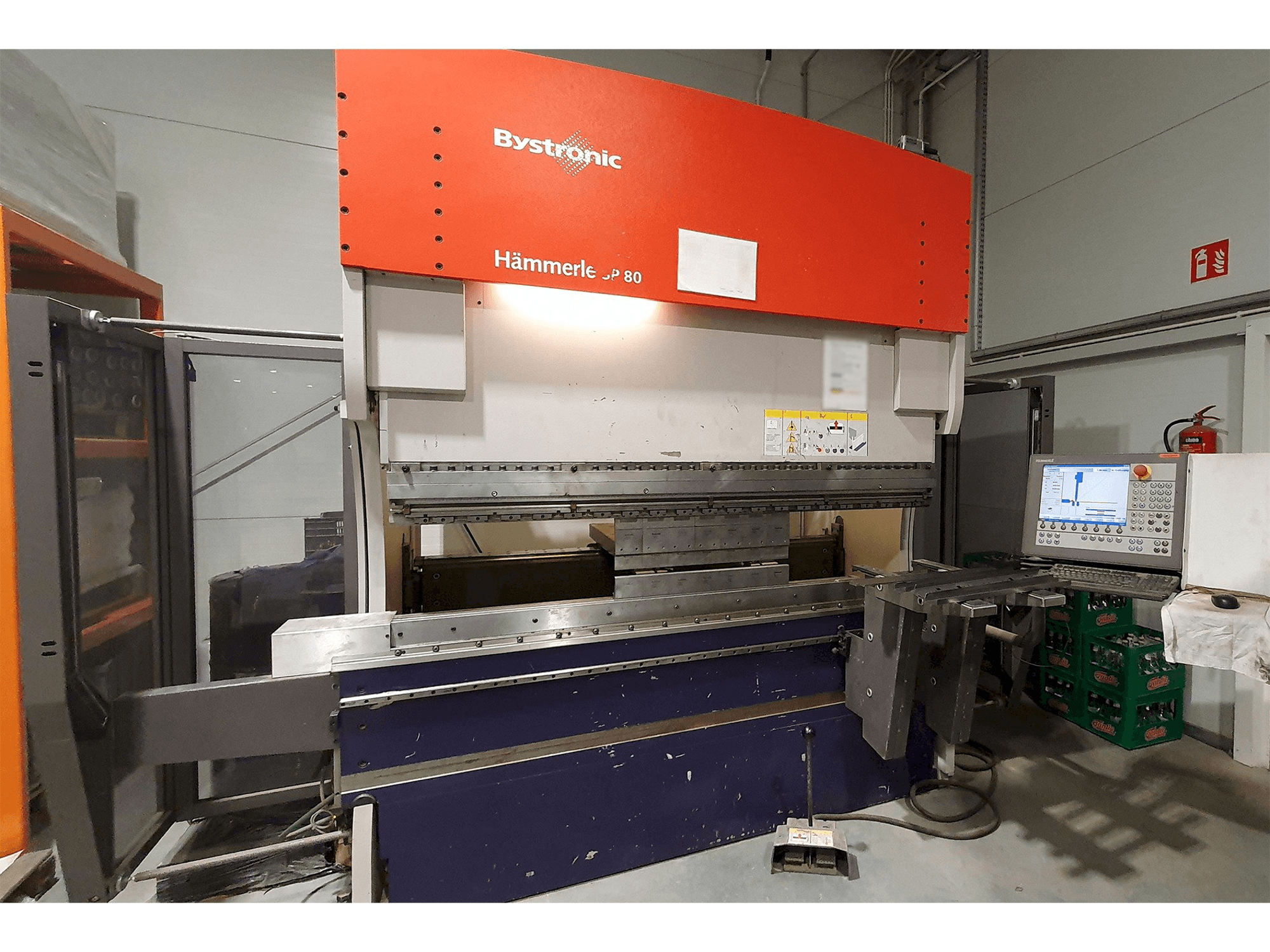 Front view of Bystronic 3P 80/210 machine