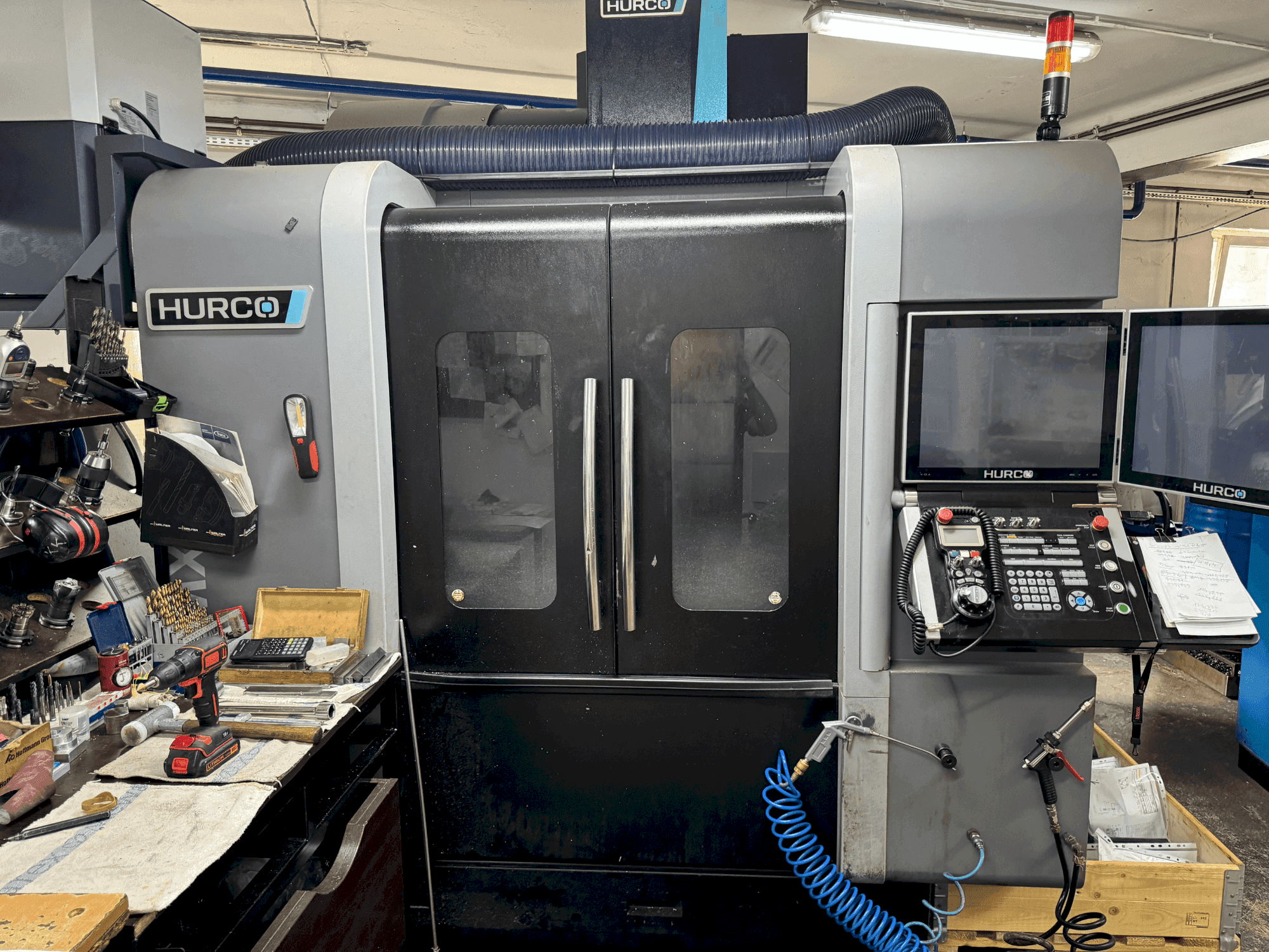 Front view of Hurco VMX 30i machine
