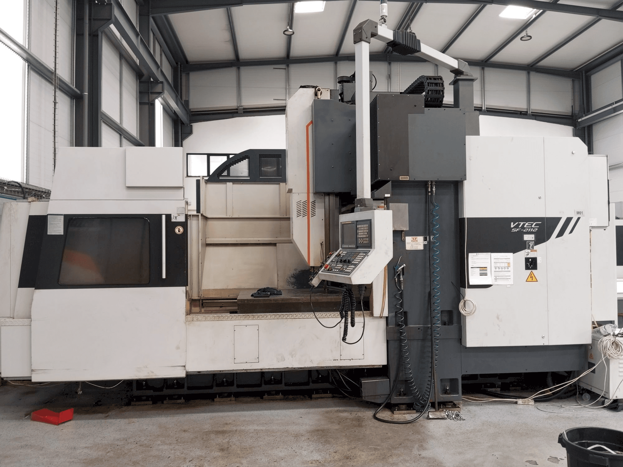 Front view of Vision Wide VTEC SF-2112 machine