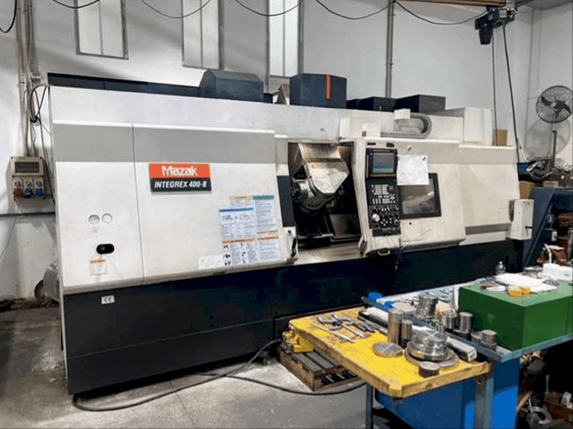 Front view of Mazak INTEGREX 400 III FUSION machine