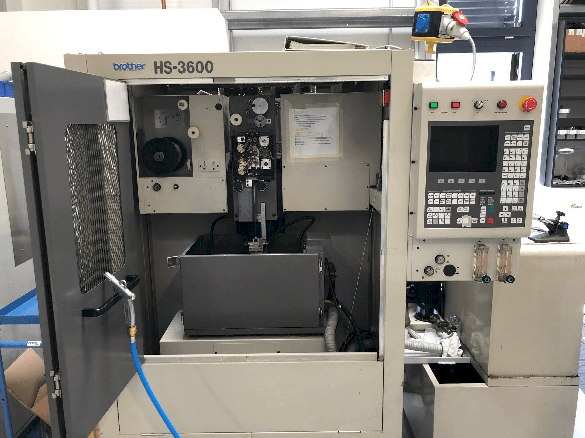 Front view of Brother HS-3600 machine