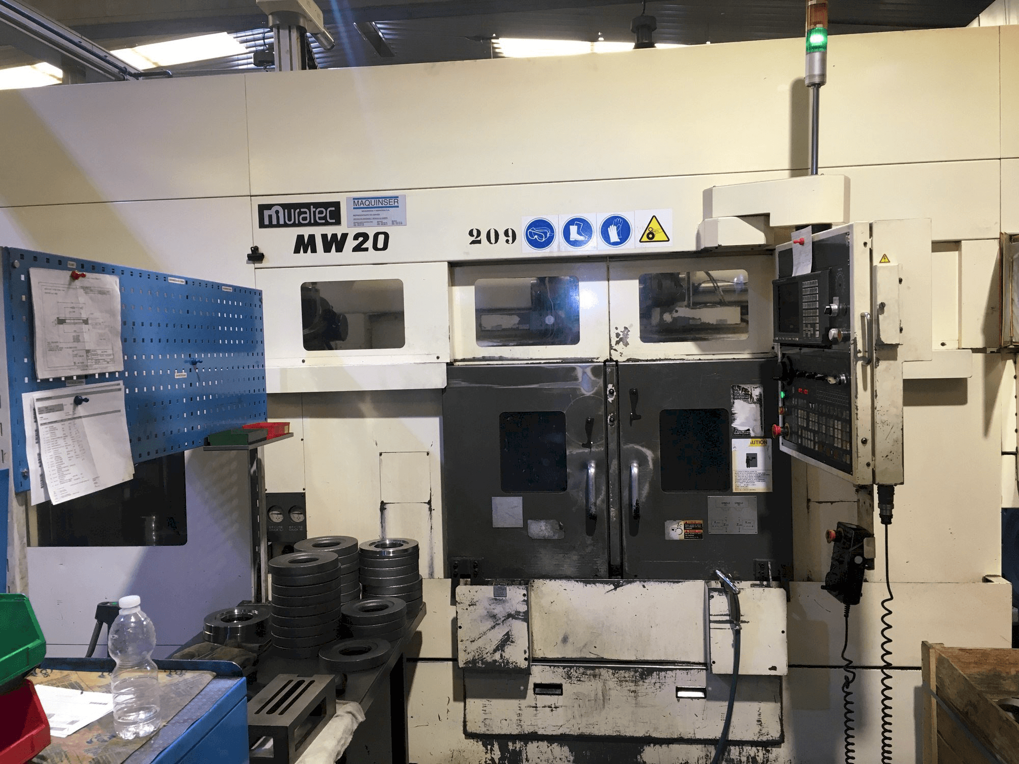 Front view of Muratec MW20 machine