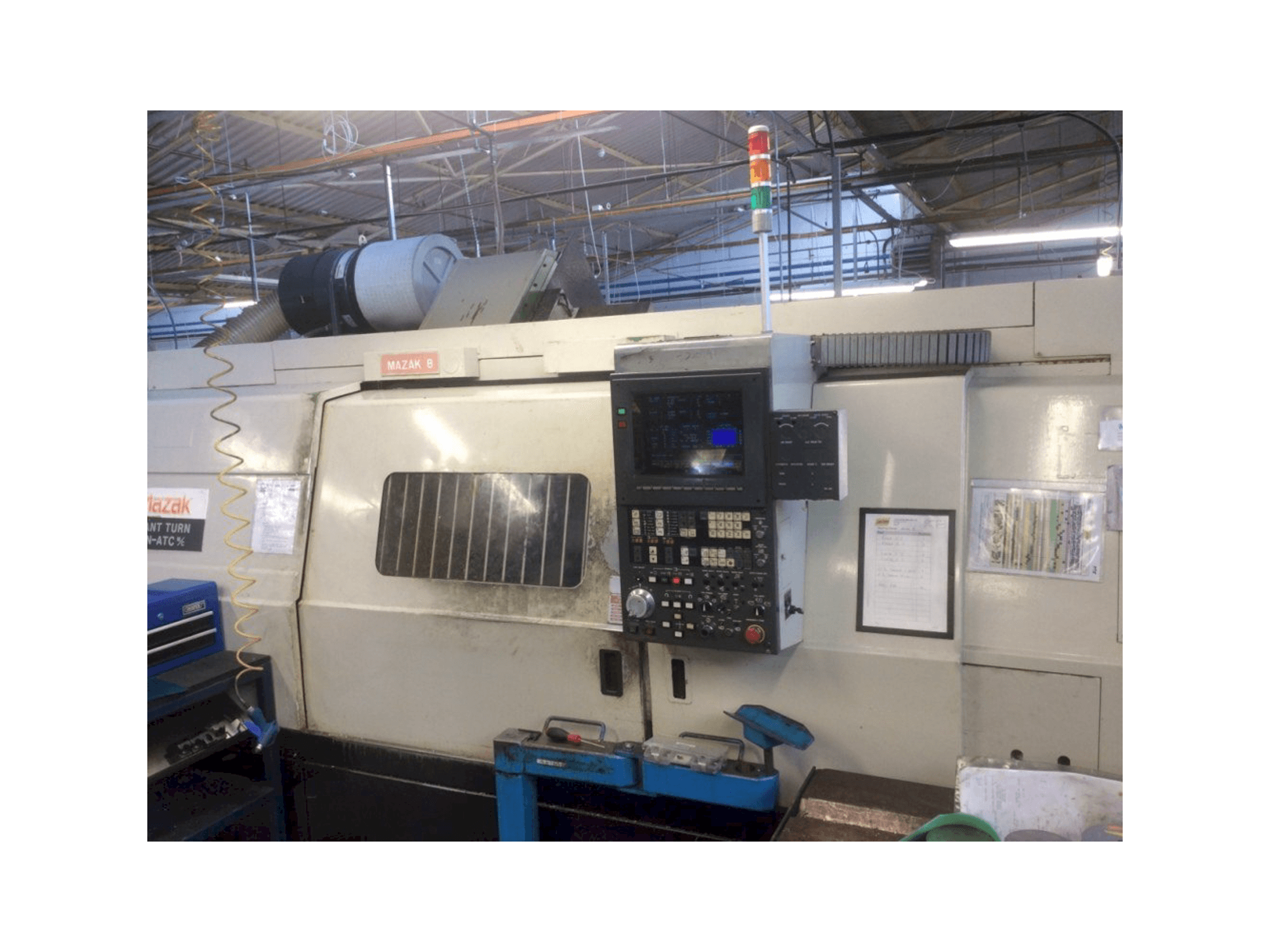 Front view of Mazak Slant Turn 28N - ATC M/C machine