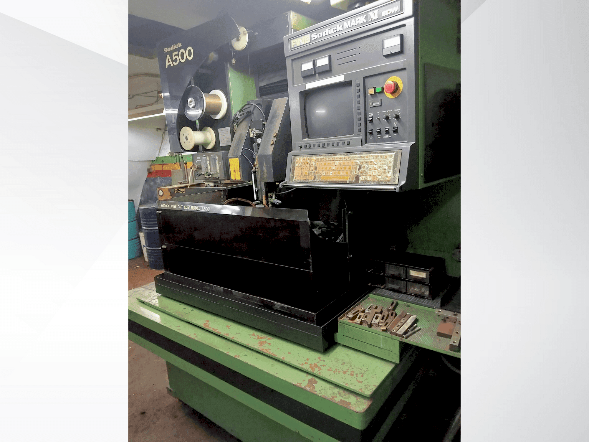 Front view of Sodick A 500 machine