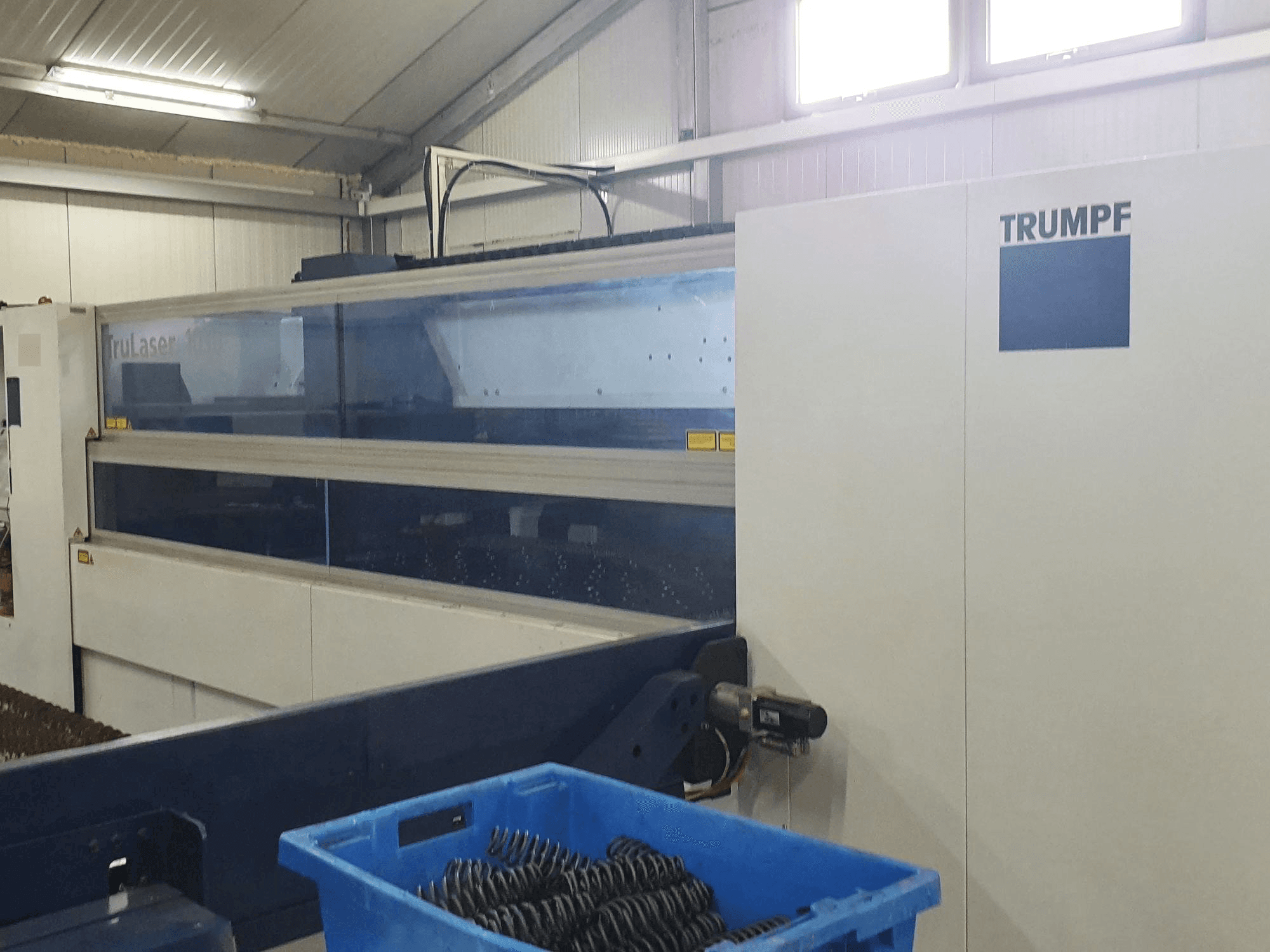 Front view of Trumpf TruLaser 1030 machine